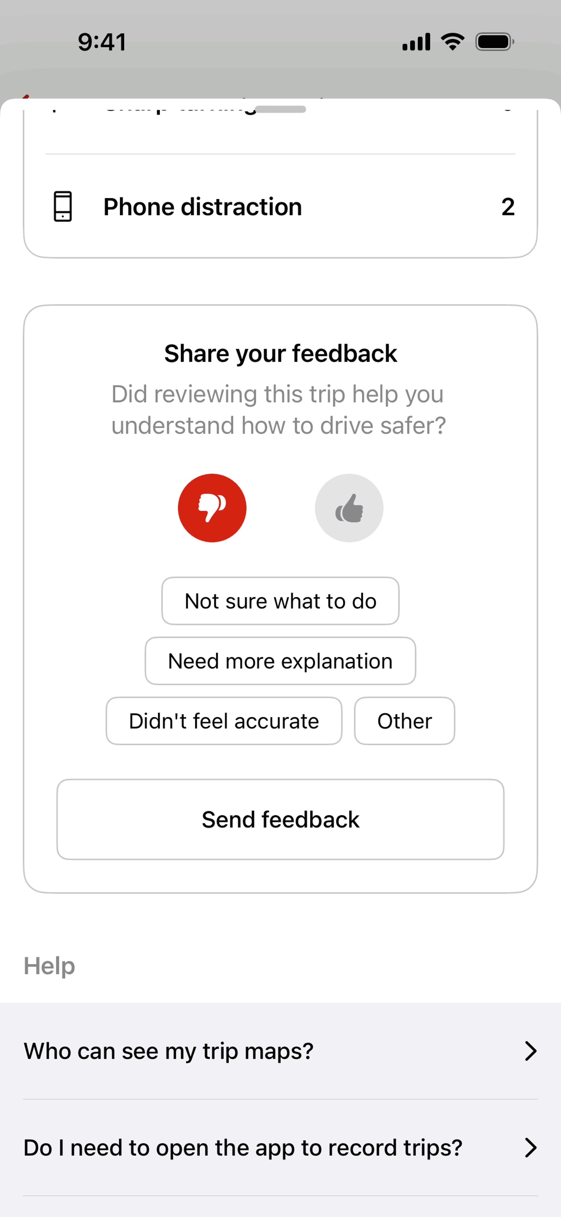 State Farm iOS Finance interface screenshot 20