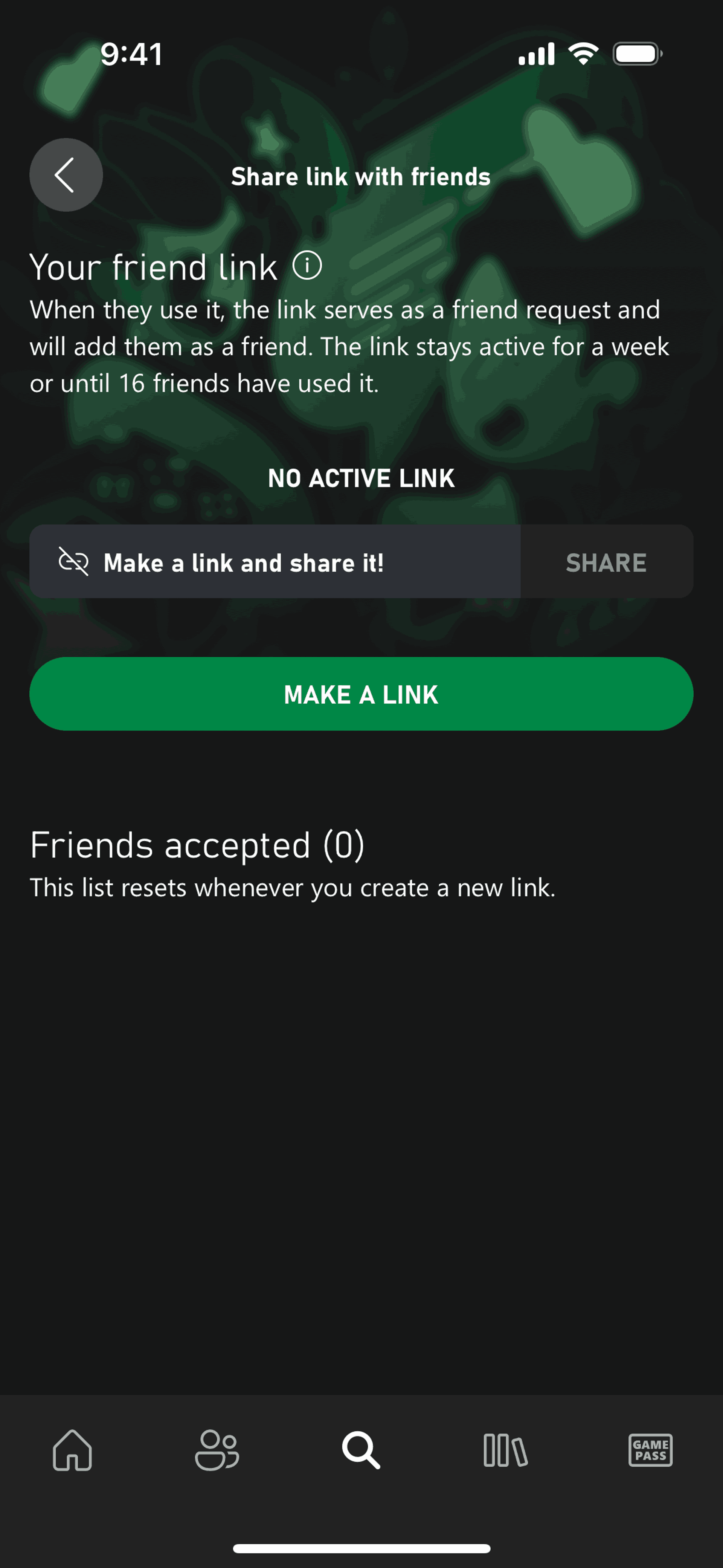 Xbox iOS Entertainment interface screenshot 6