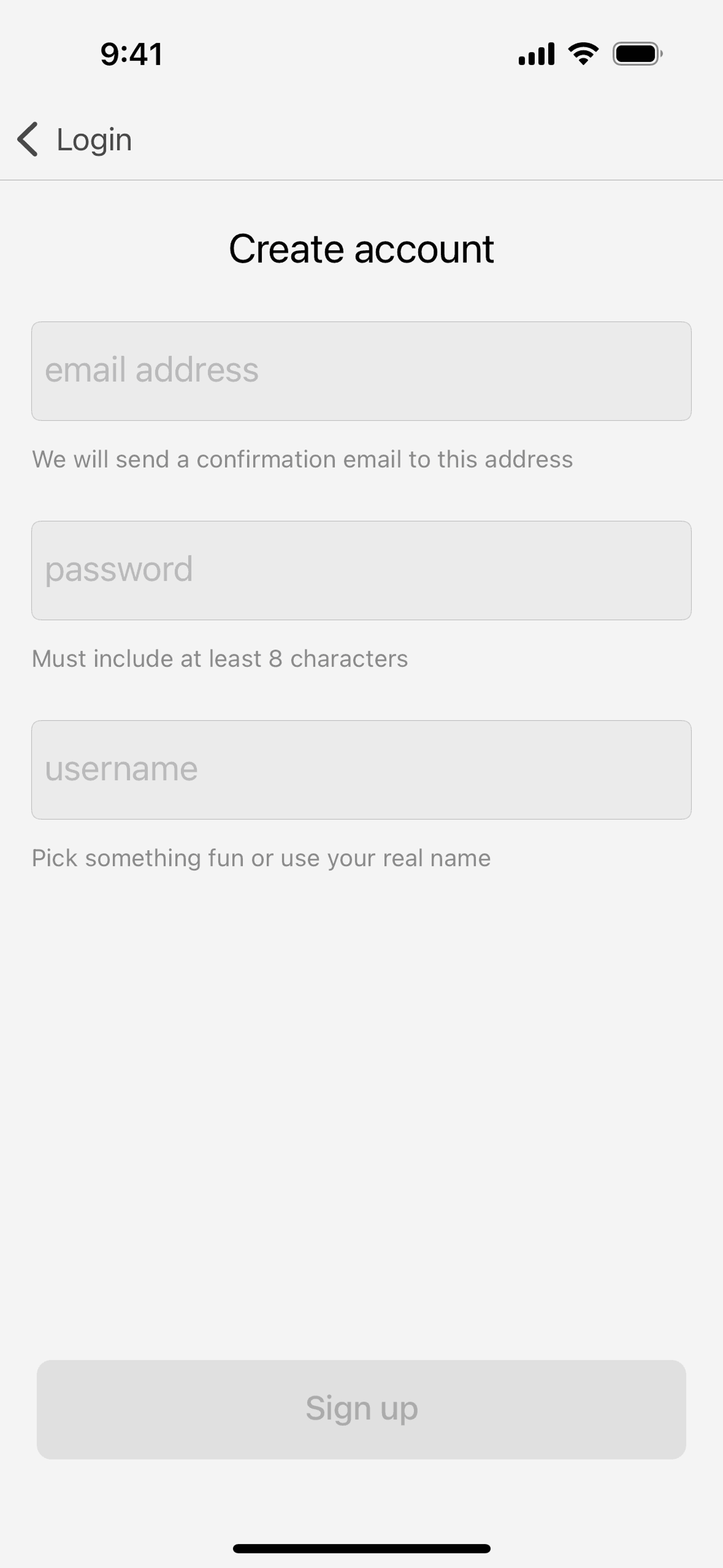 Mammoth iOS Social Networking interface screenshot 3