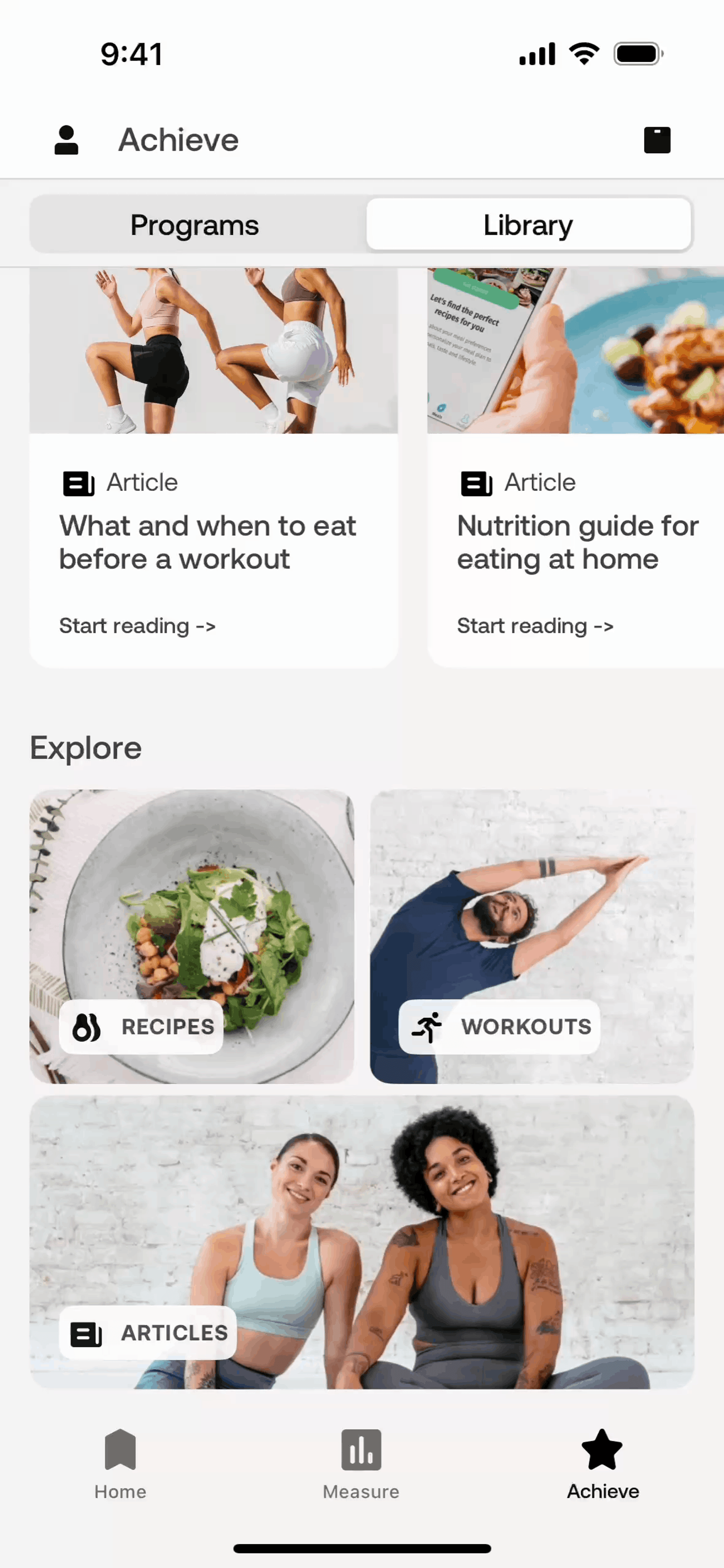 Withings Health Mate iOS Health & Fitness interface screenshot 8