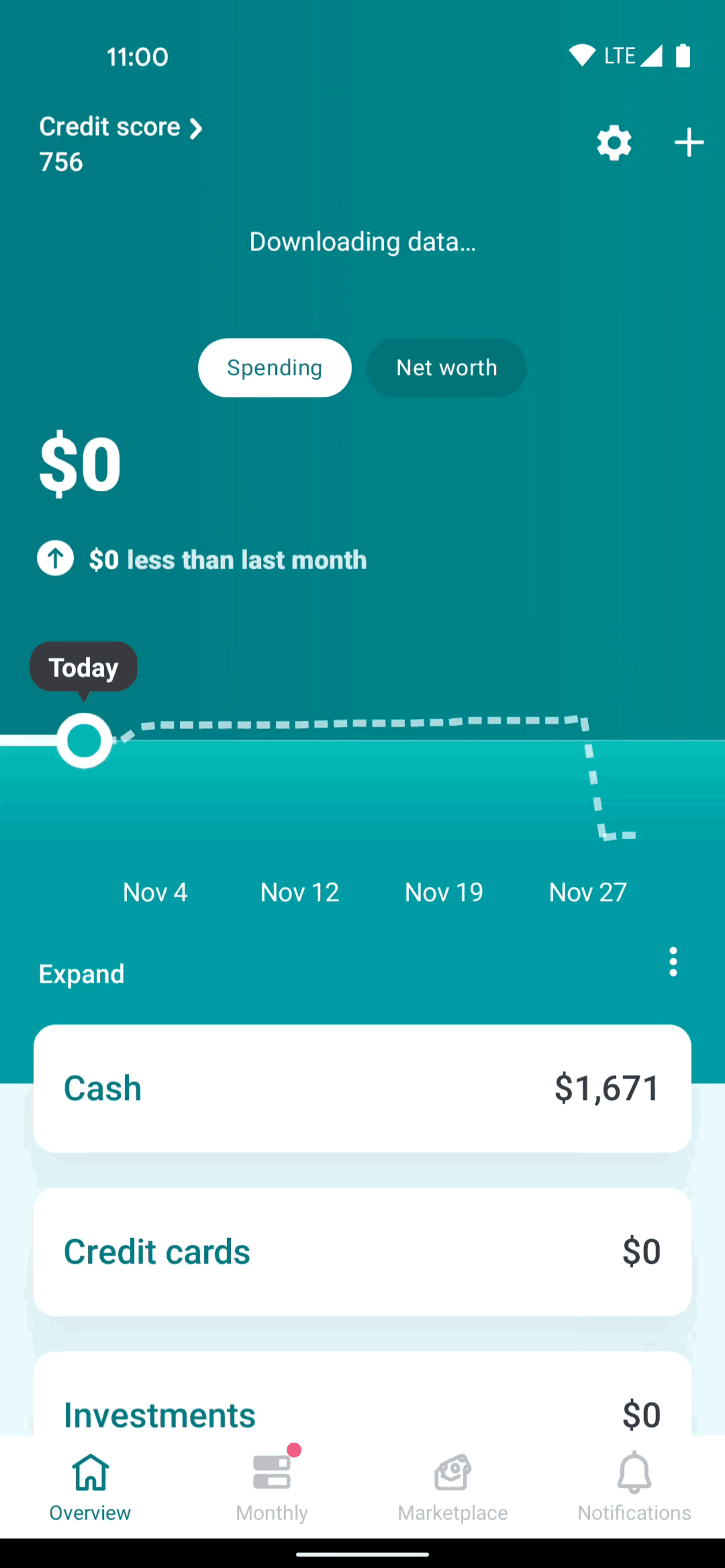 Mint Android Finance interface screenshot 16