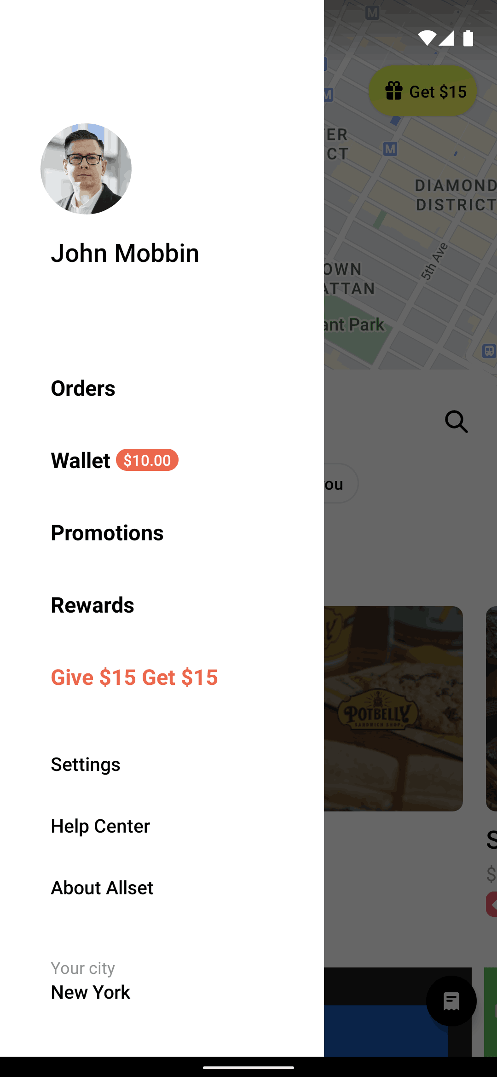 Allset Android Food & Drink interface screenshot 20