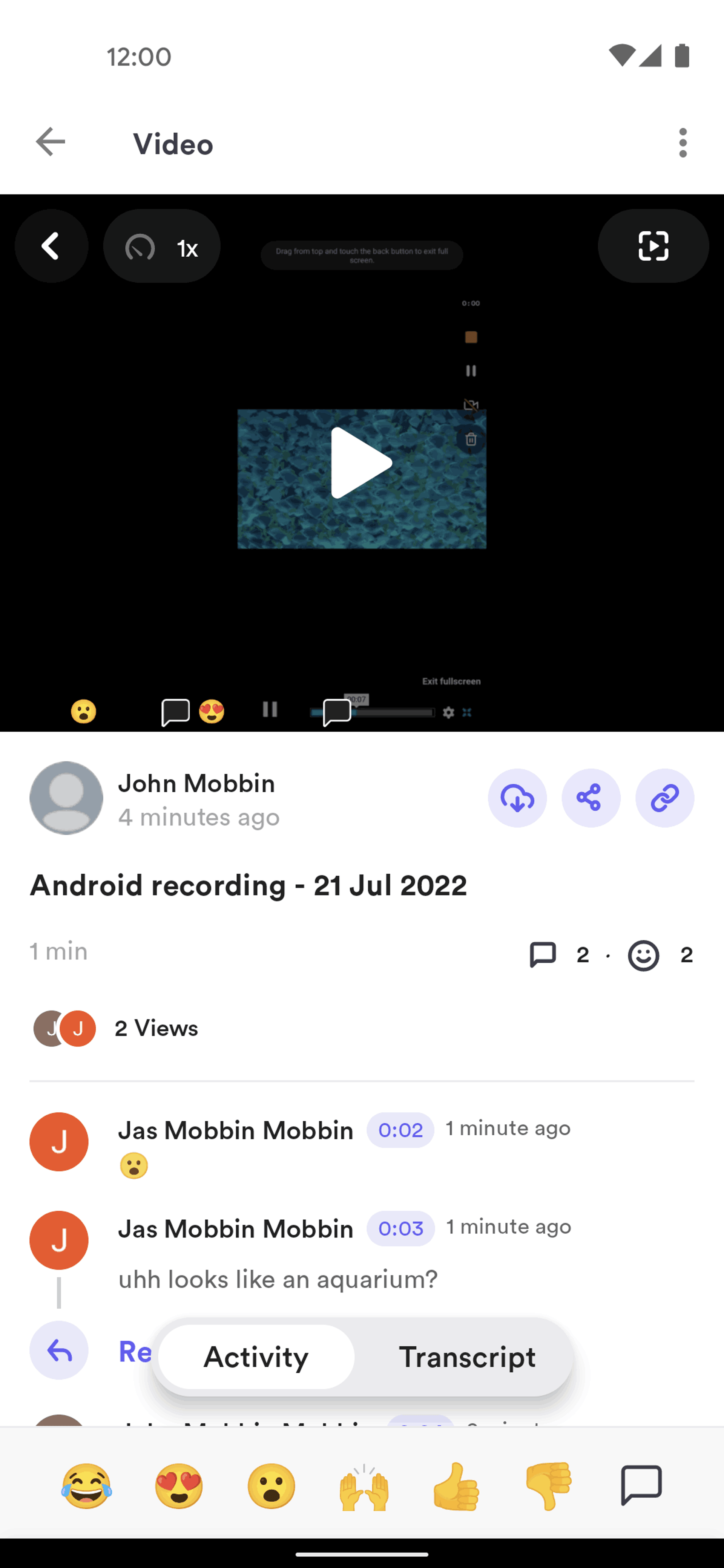 Loom Android Business interface screenshot 9
