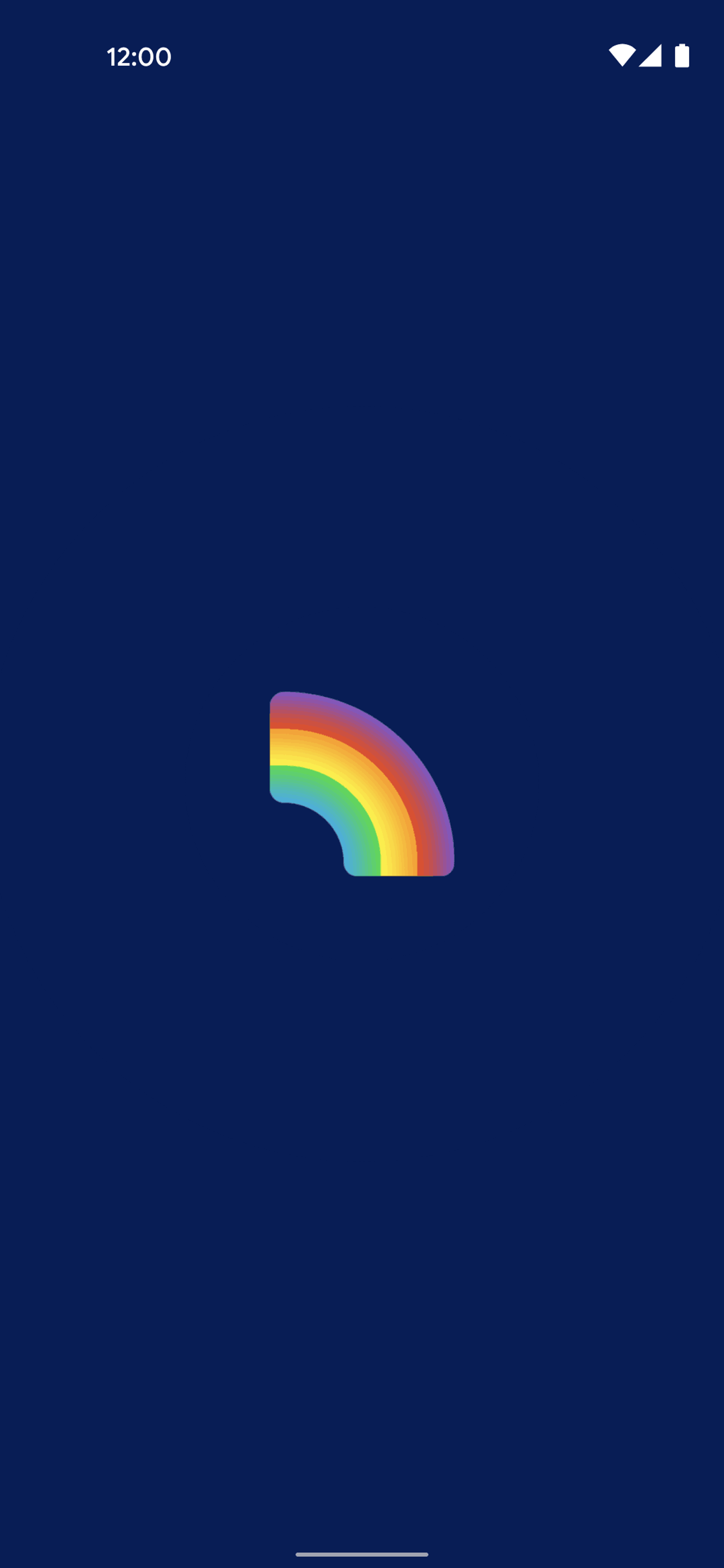 Rainbow Android Finance interface screenshot 1