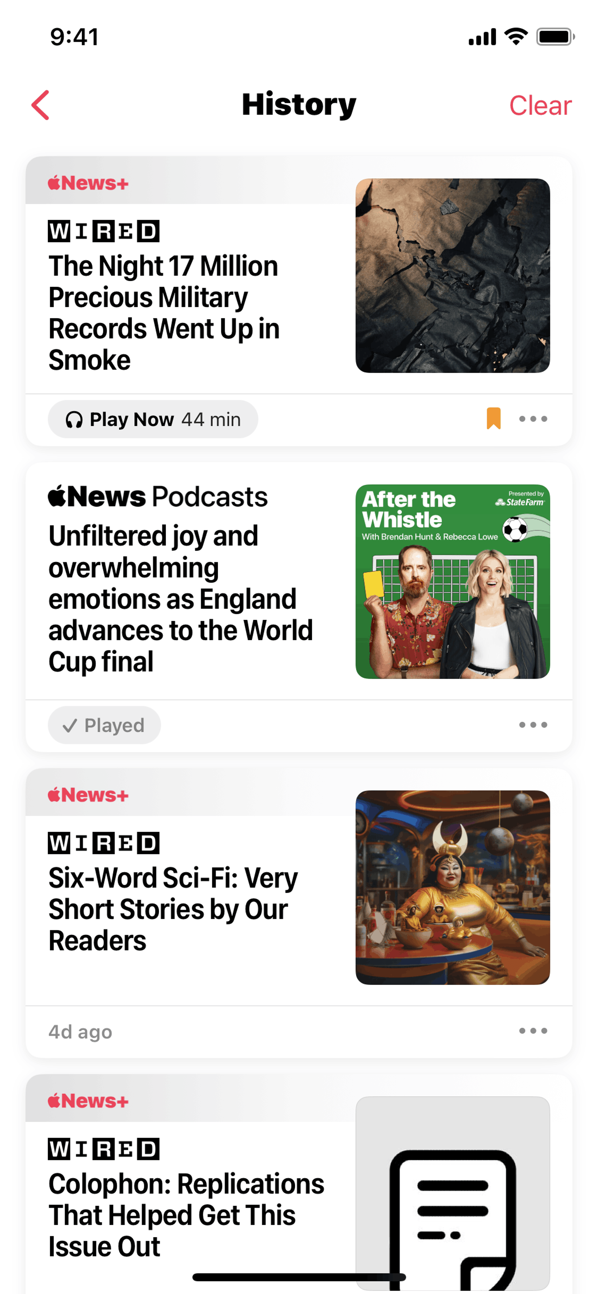Apple News iOS News interface screenshot 12