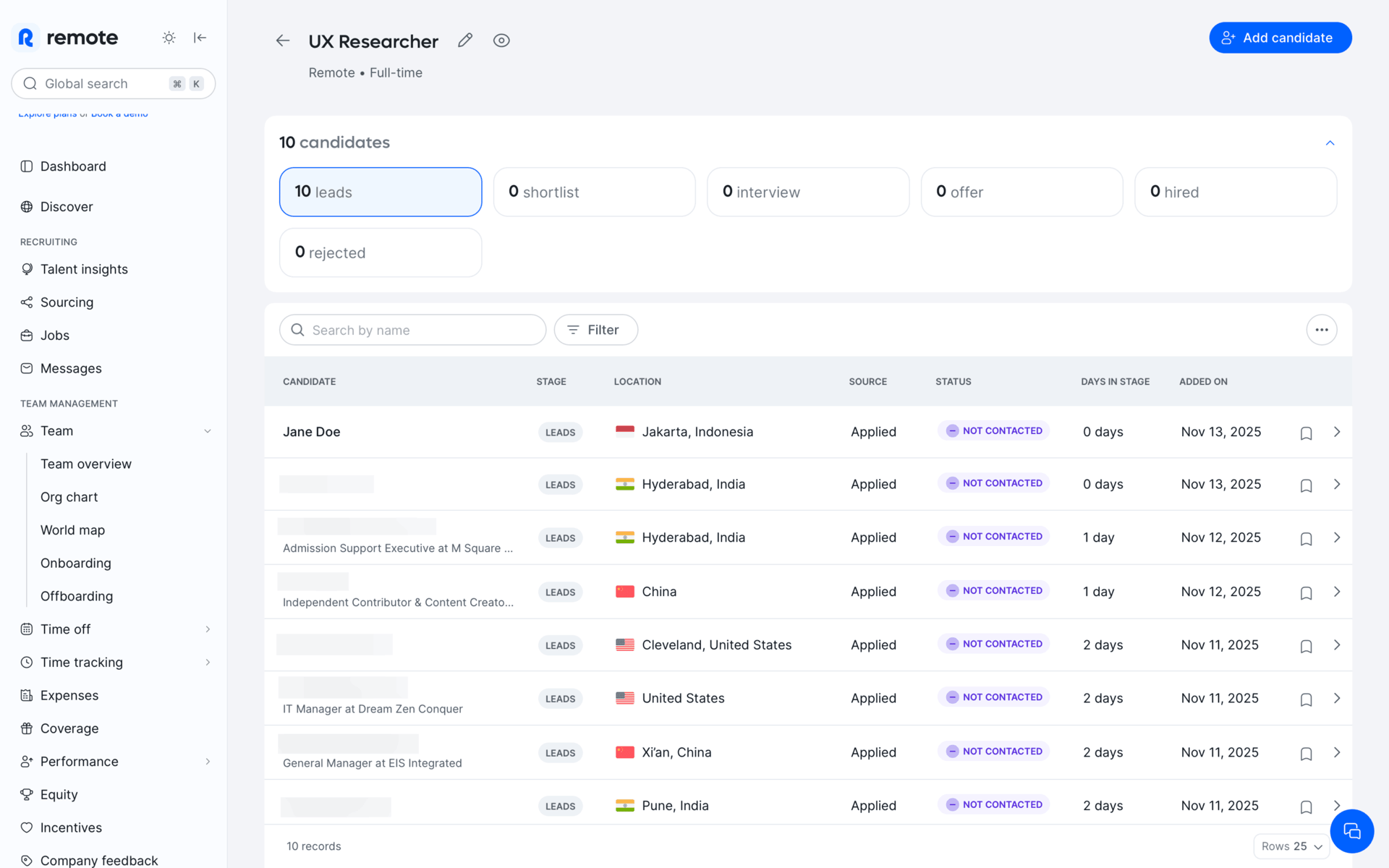 Remote Web Business interface screenshot 12