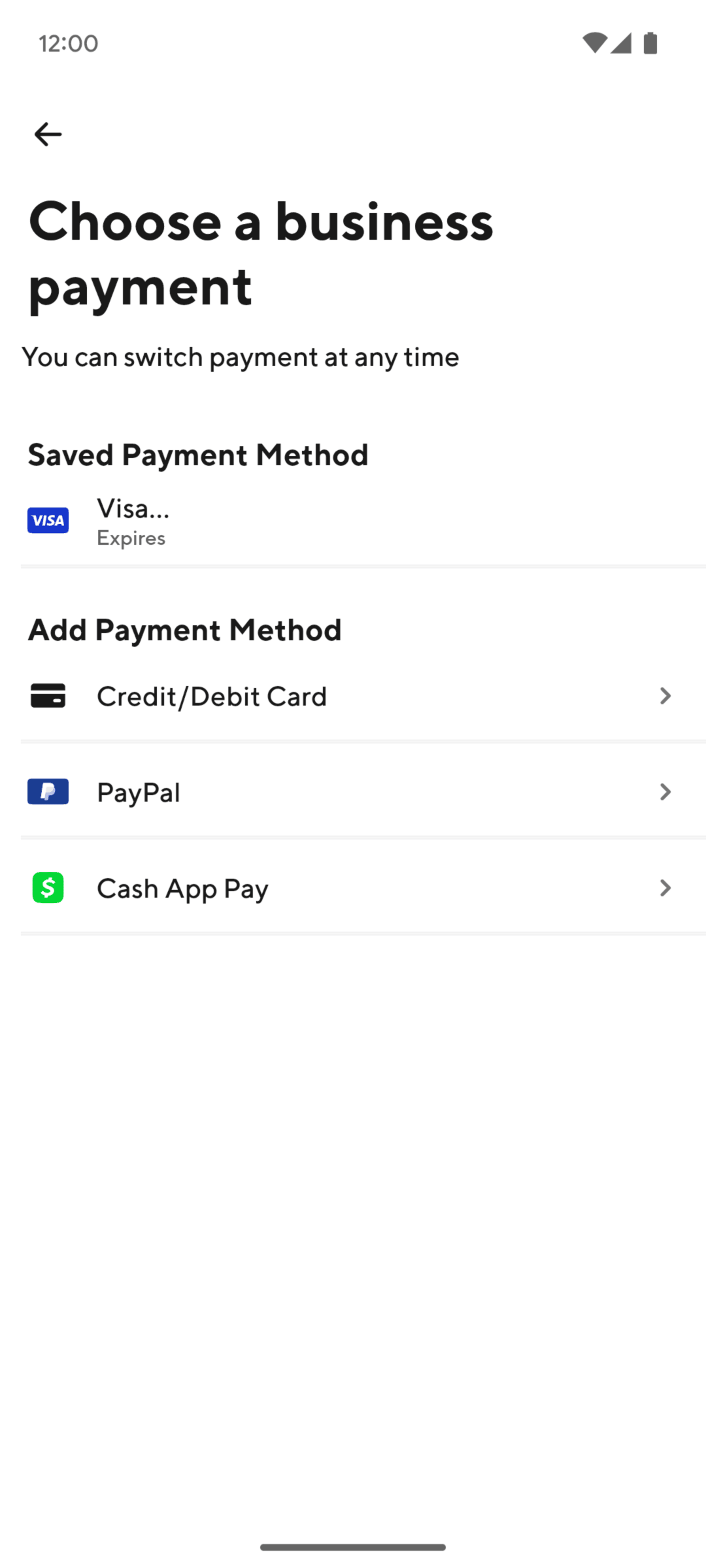 DoorDash Android Shopping interface screenshot 22