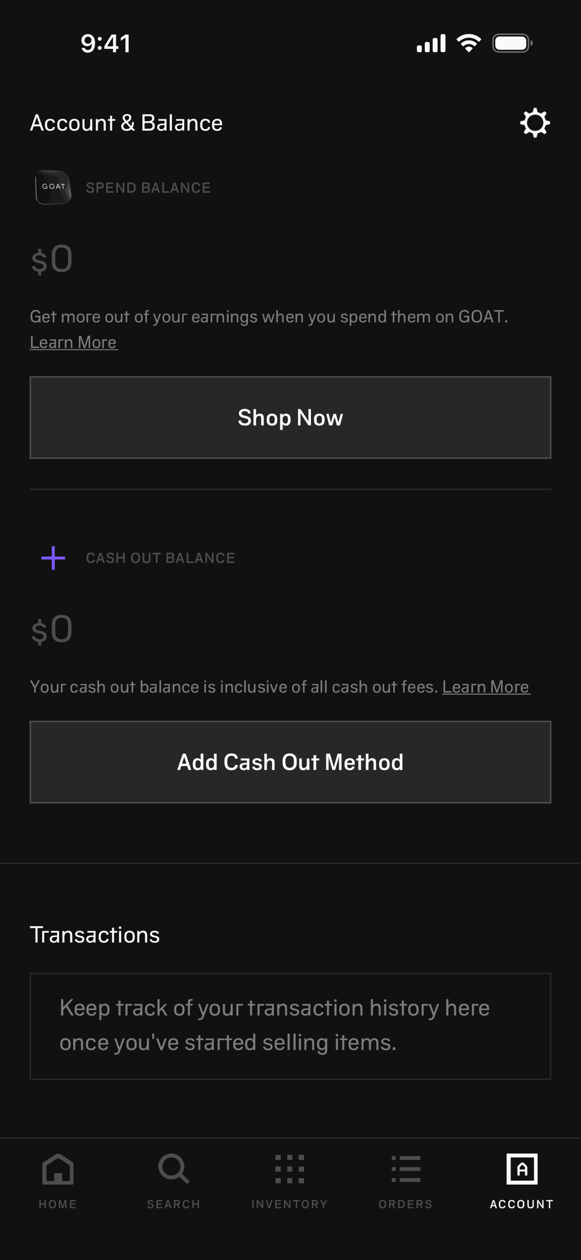 alias iOS Shopping interface screenshot 24