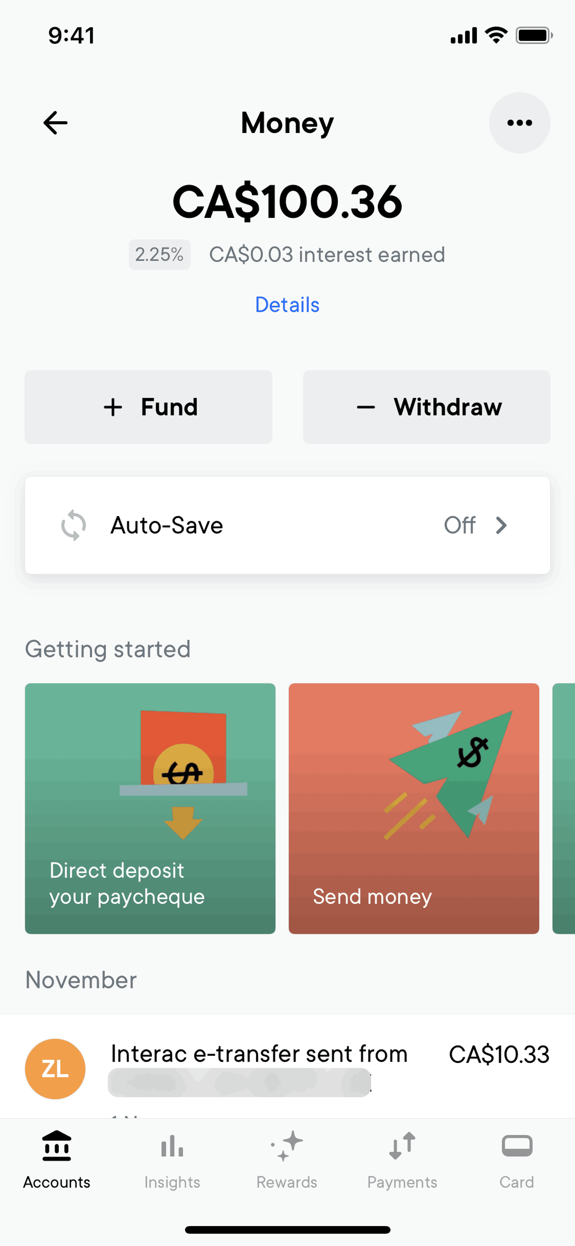 Neo Financial iOS Finance interface screenshot 18