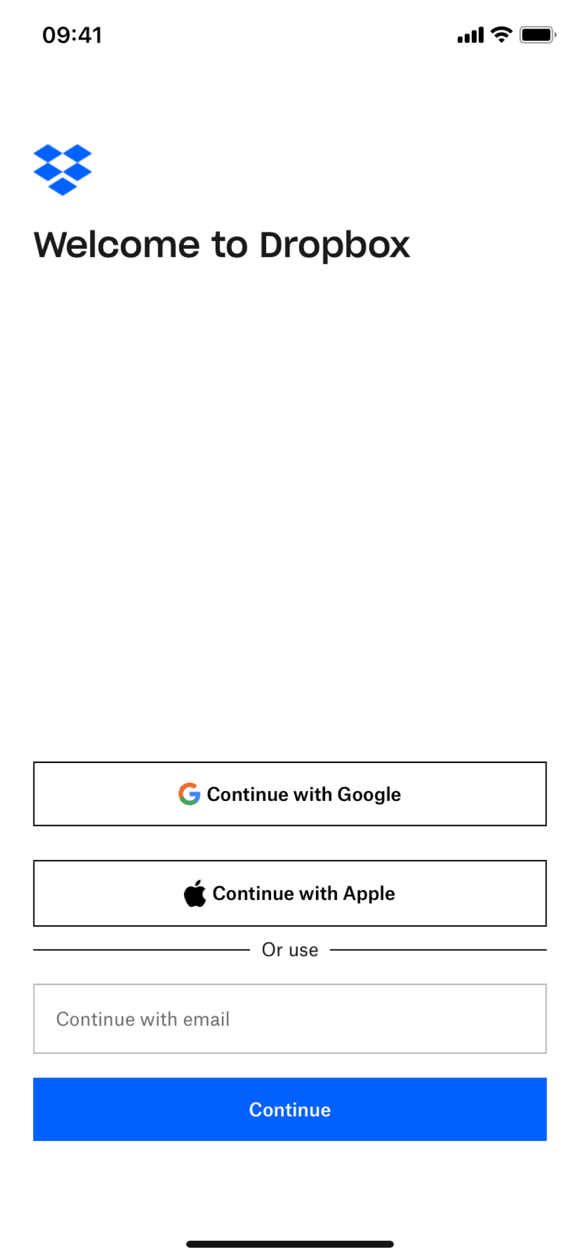 Dropbox iOS Productivity interface screenshot 6