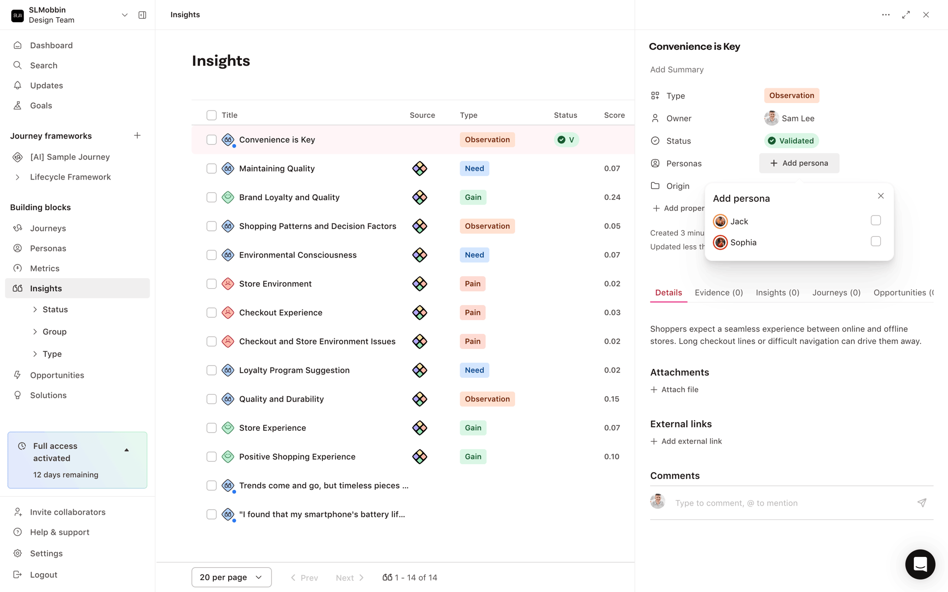 TheyDo Web Business interface screenshot 18
