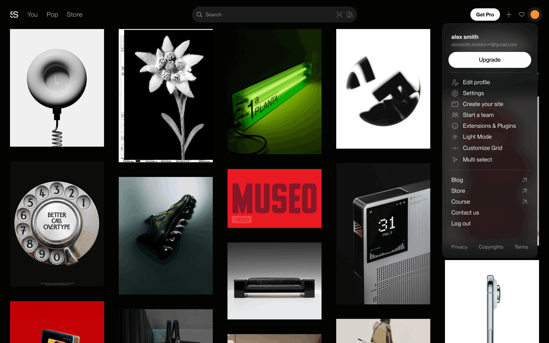 Savee Web inspiration interface screenshot 14