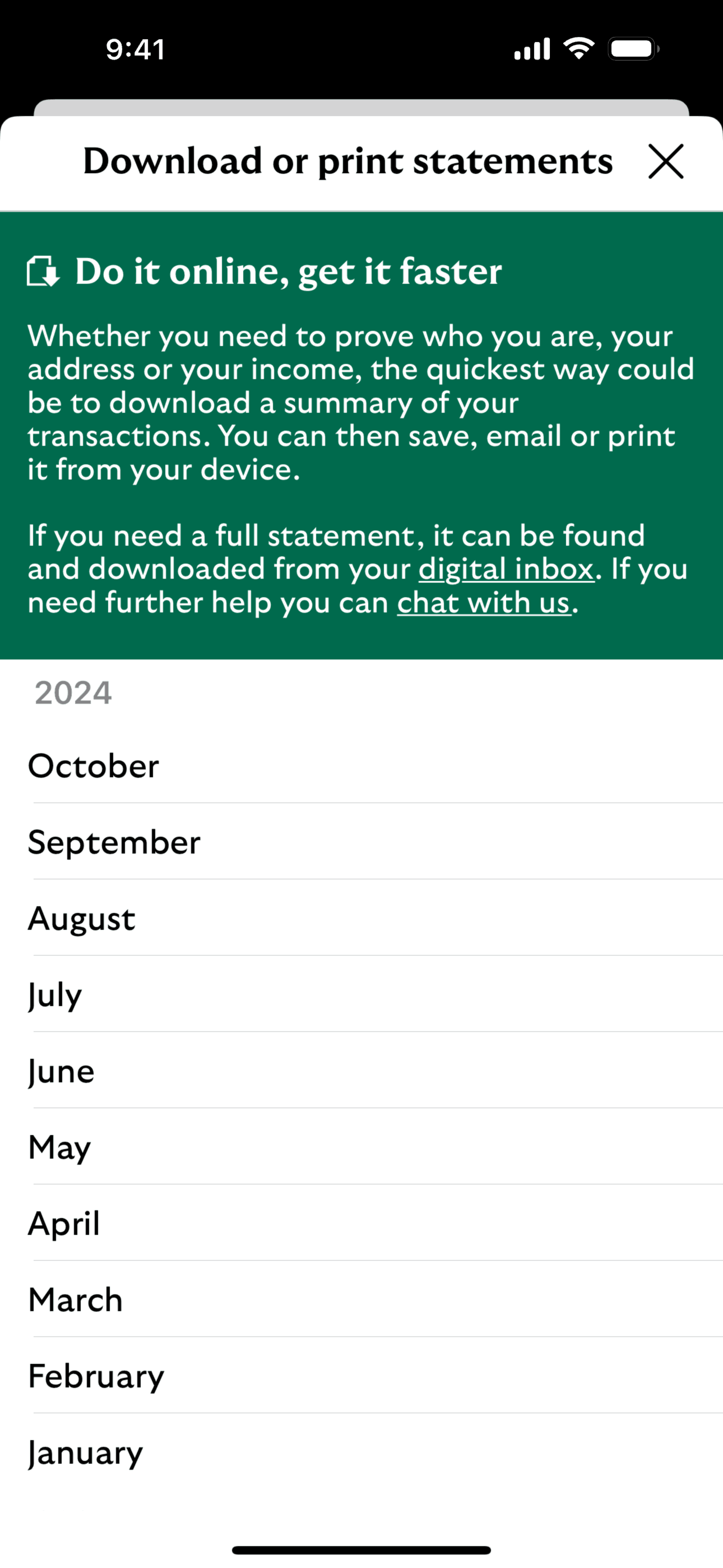 Lloyds Mobile Banking iOS Finance interface screenshot 6