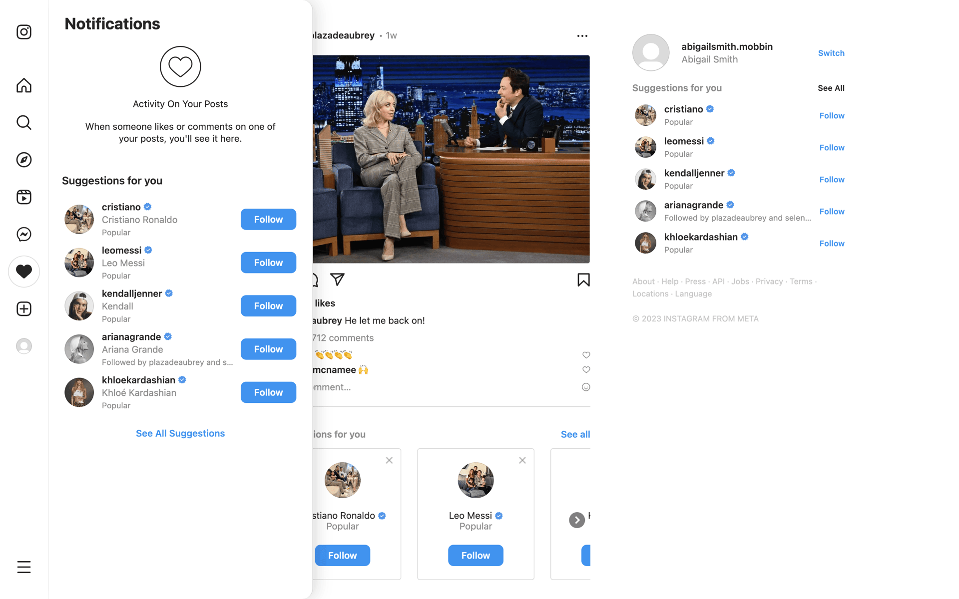 Instagram Web Photo & Video interface screenshot 20