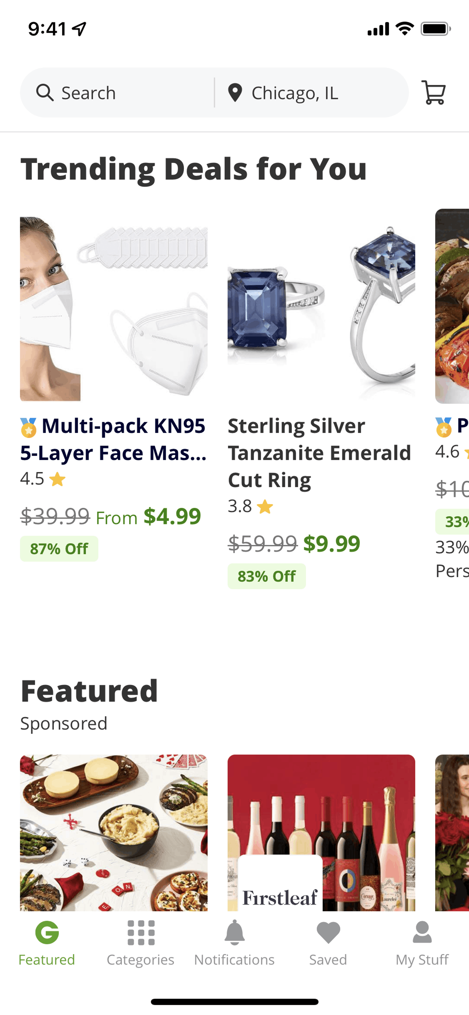 Groupon iOS Shopping interface screenshot 19