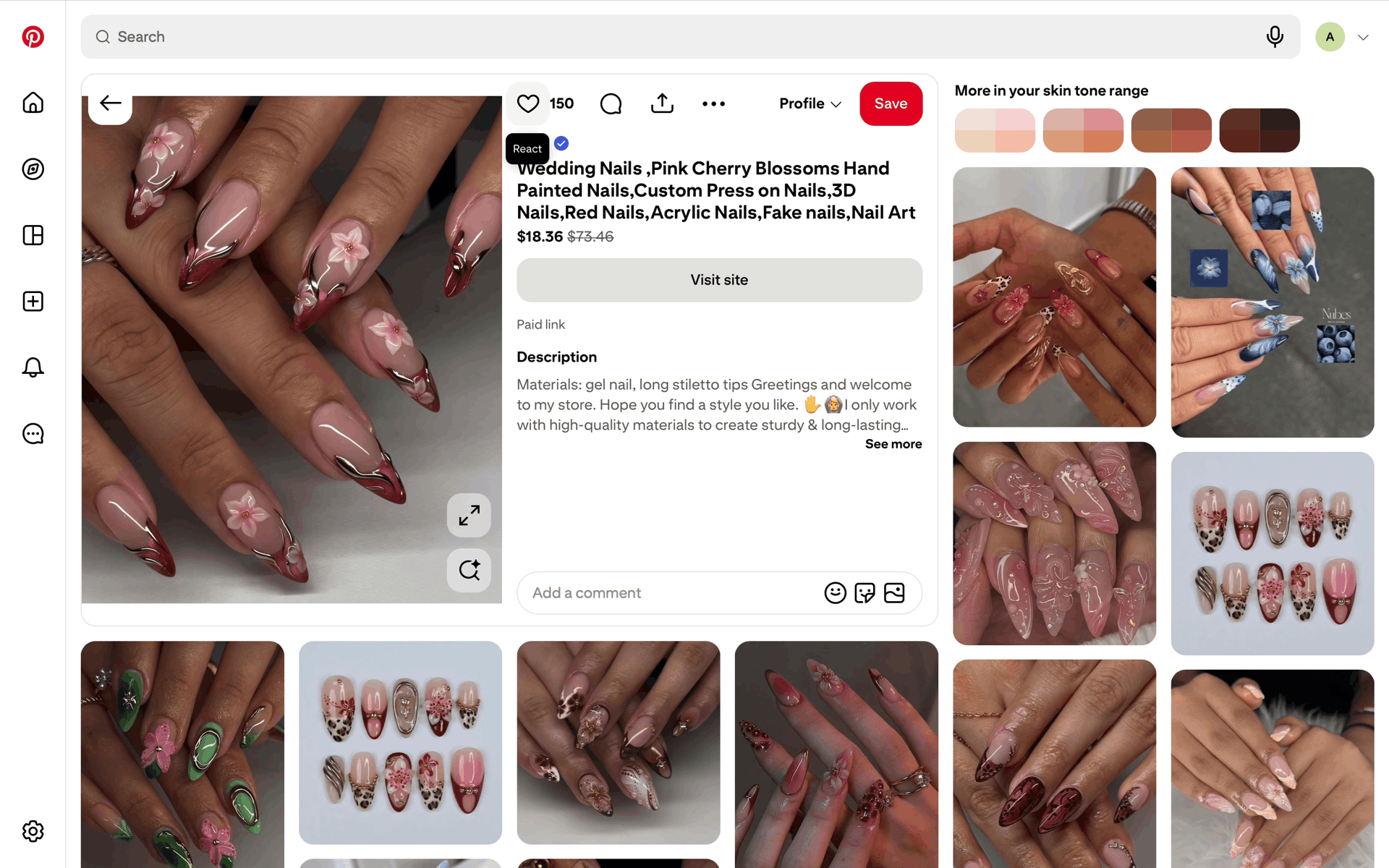 Pinterest Web Photo & Video interface screenshot 20