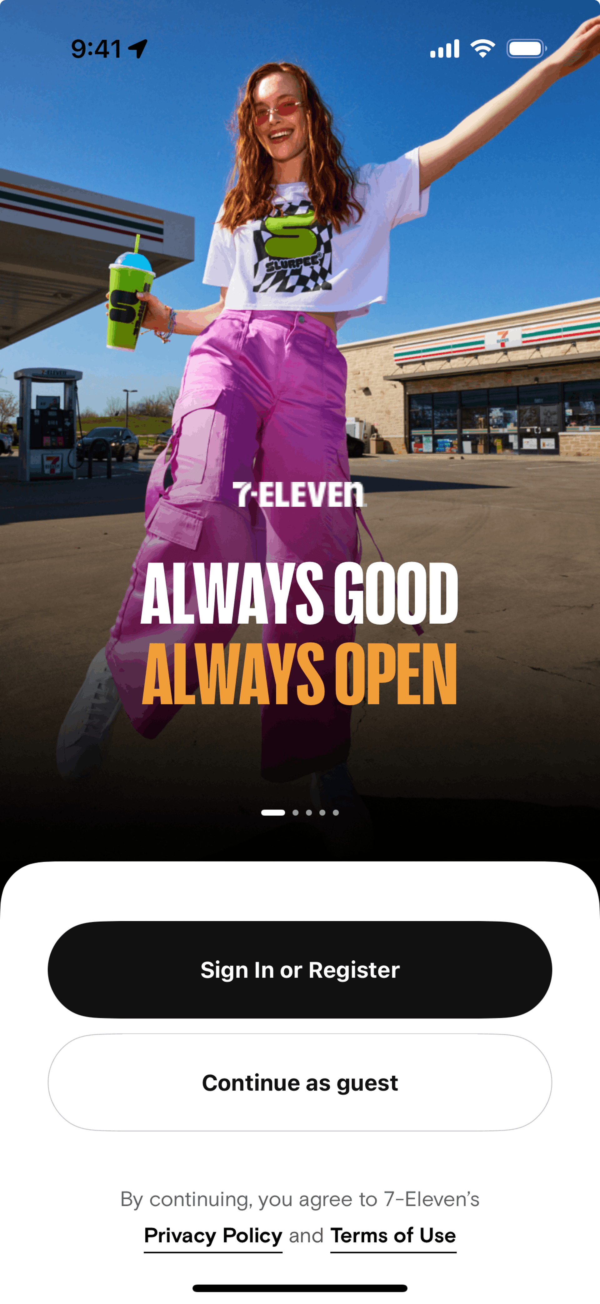 7-Eleven iOS Food & Drink interface screenshot 3
