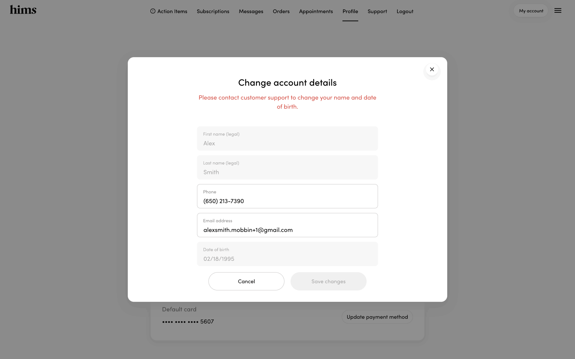 Hims Web Medical interface screenshot 23