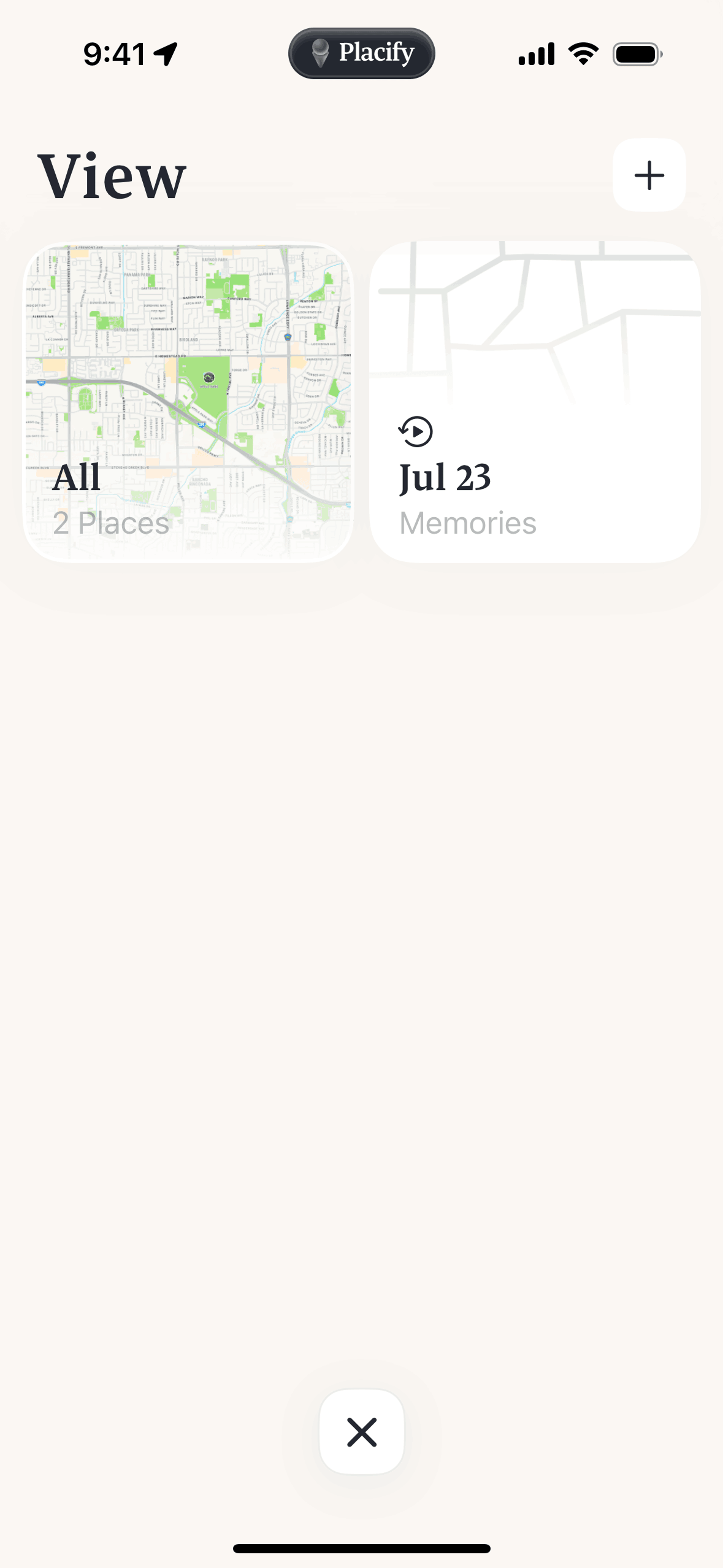 Placify iOS Lifestyle interface screenshot 17