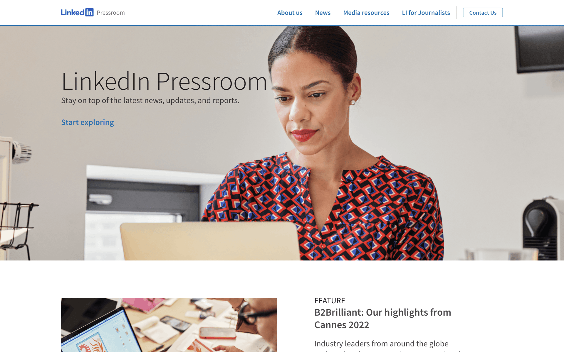LinkedIn Web Business interface screenshot 6