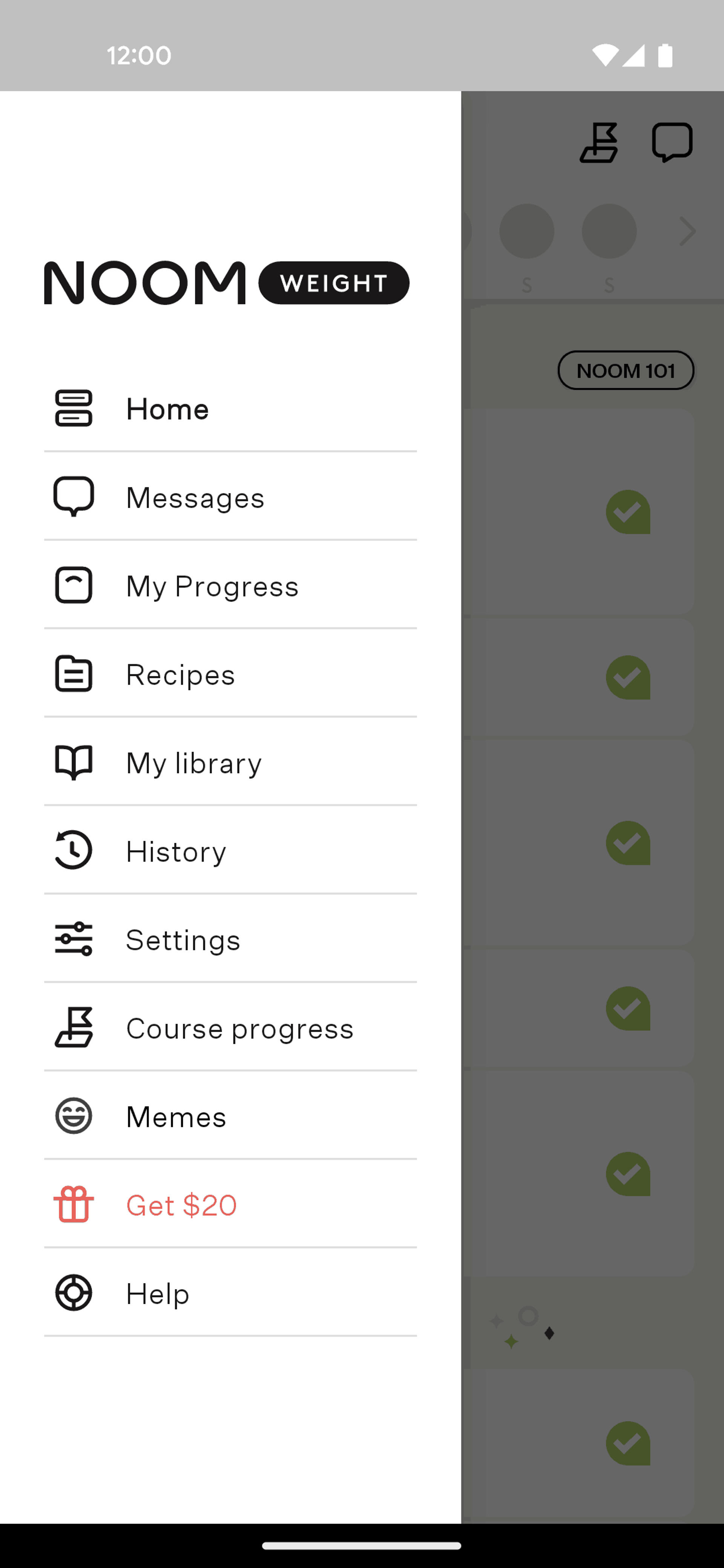 Noom Android Health & Fitness interface screenshot 22