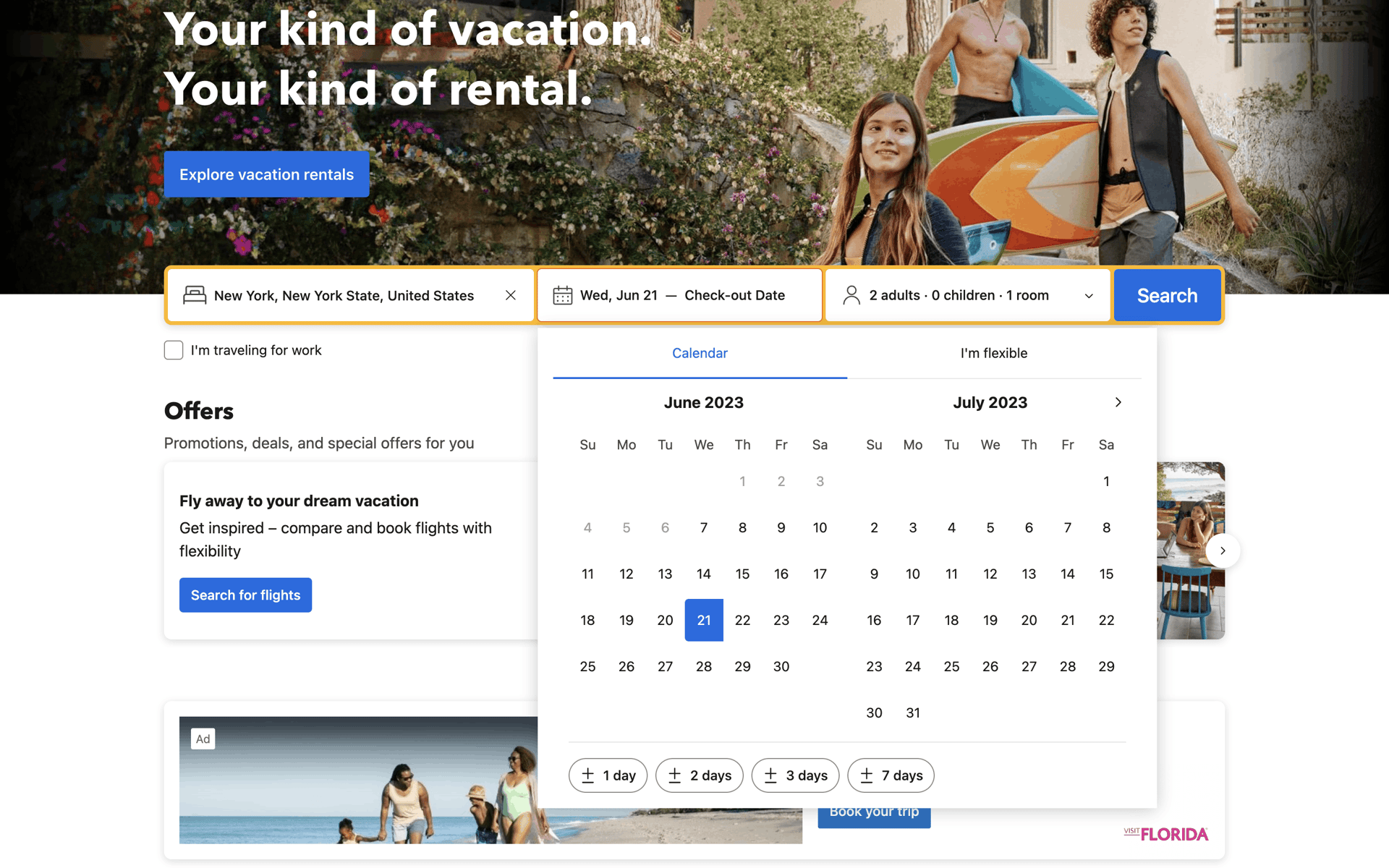 Booking.com Web Travel & Transportation interface screenshot 20