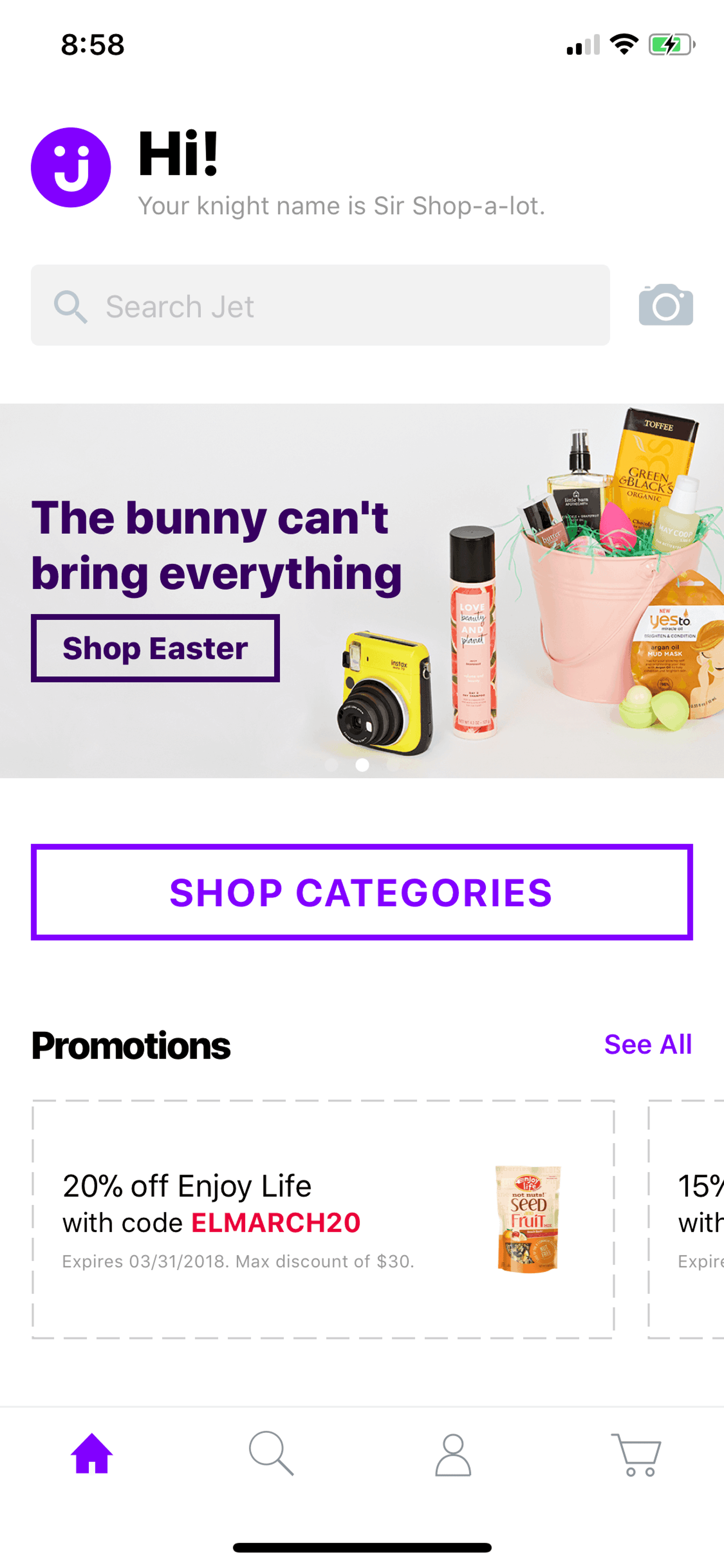 Jet iOS Shopping interface screenshot 4