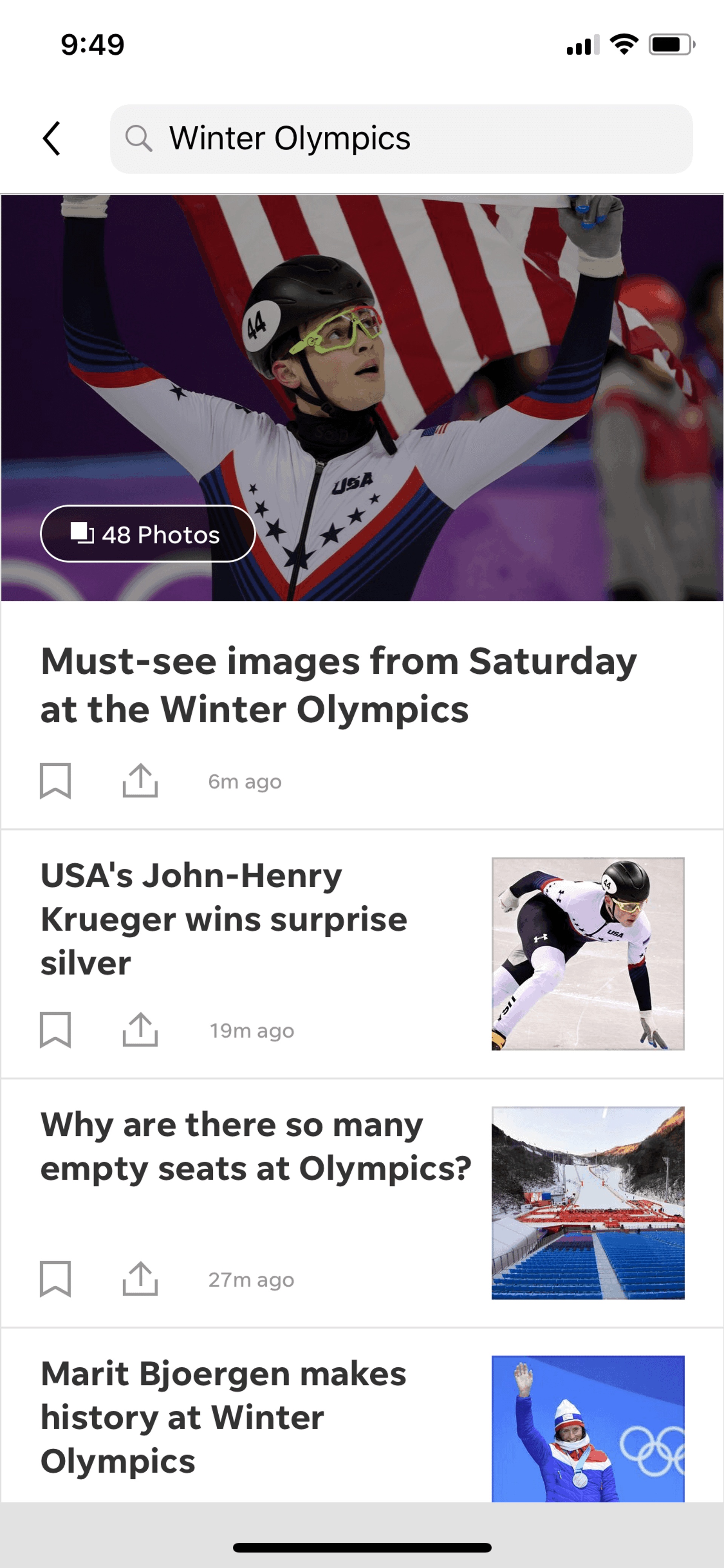 USA TODAY iOS News interface screenshot 11
