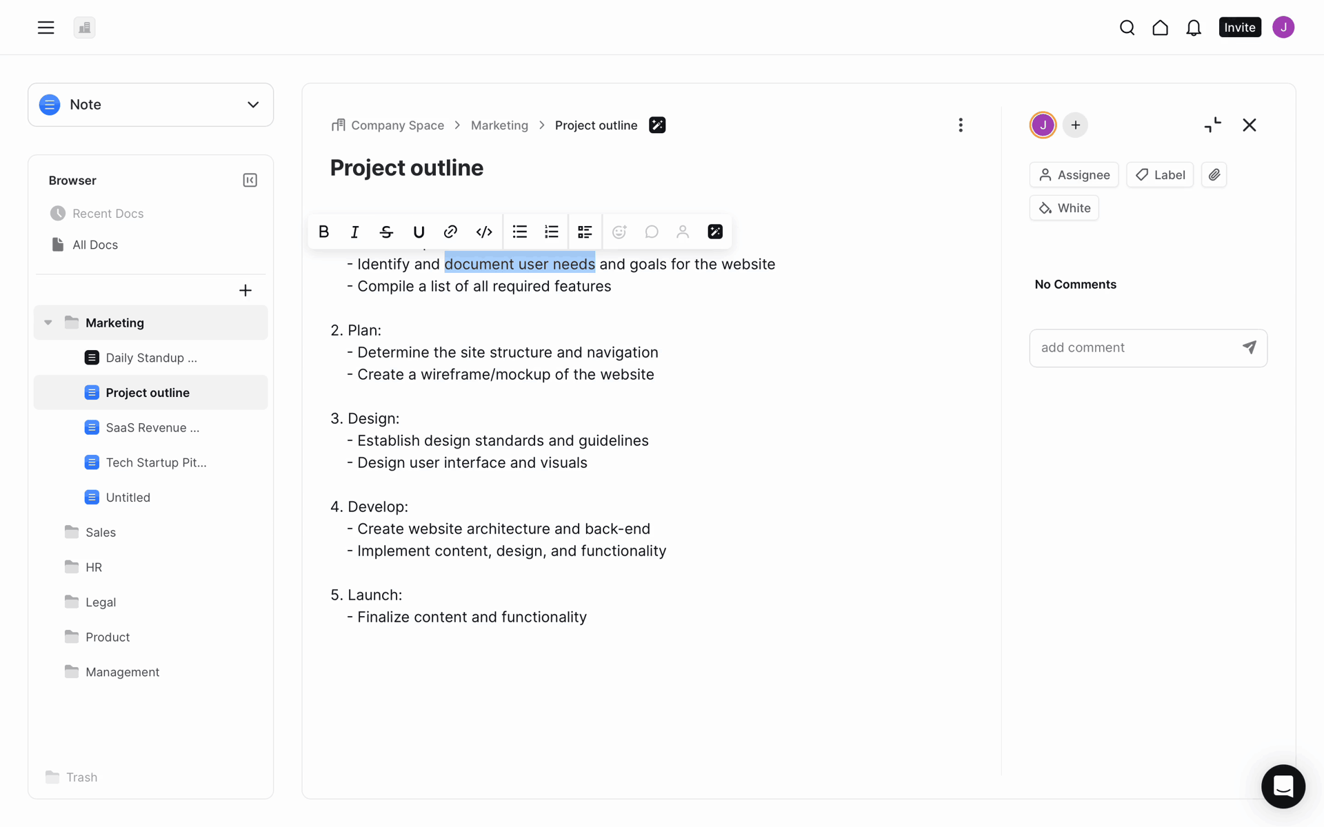 Frame Web AI interface screenshot 9
