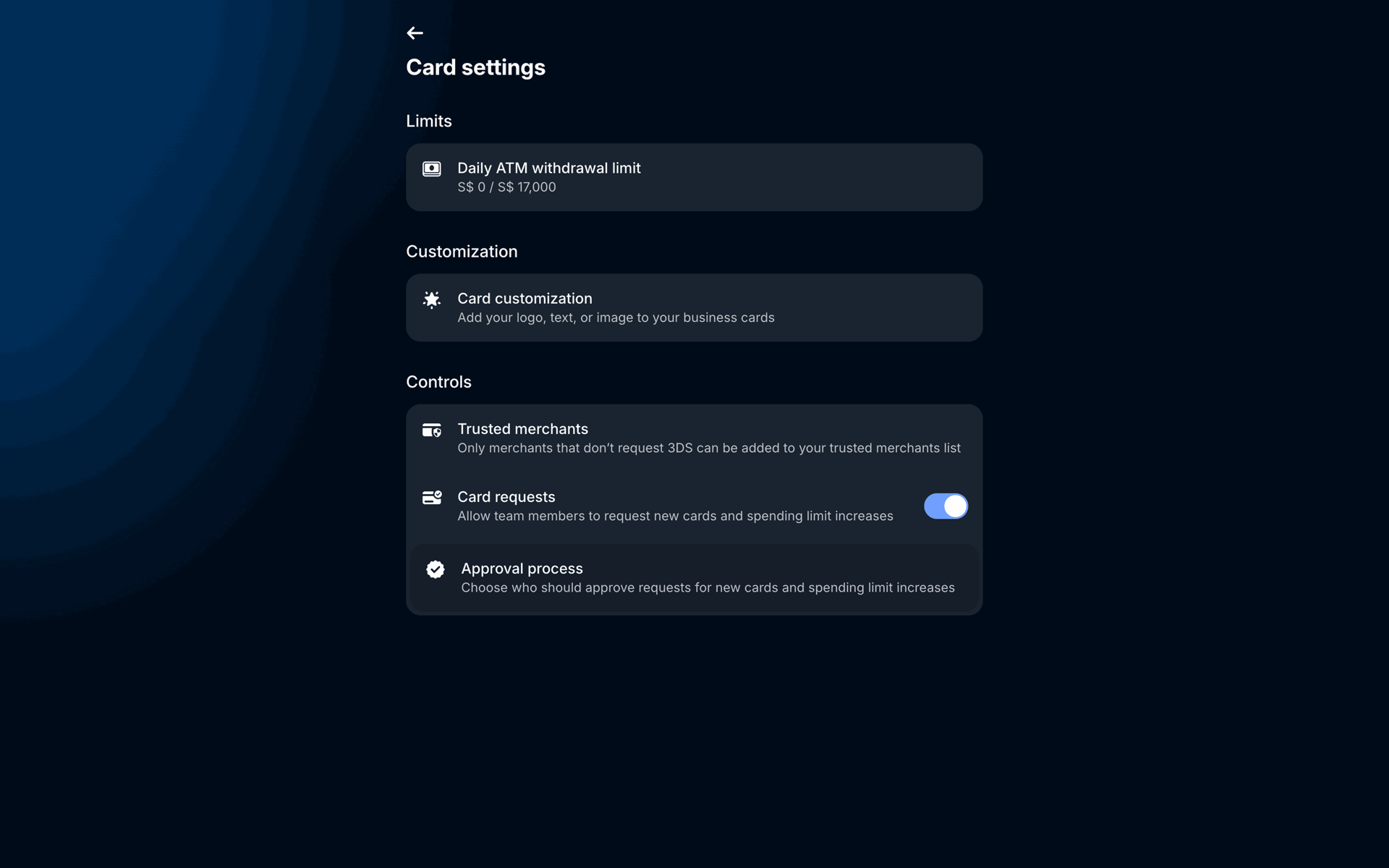 Revolut Business Web Finance interface screenshot 23