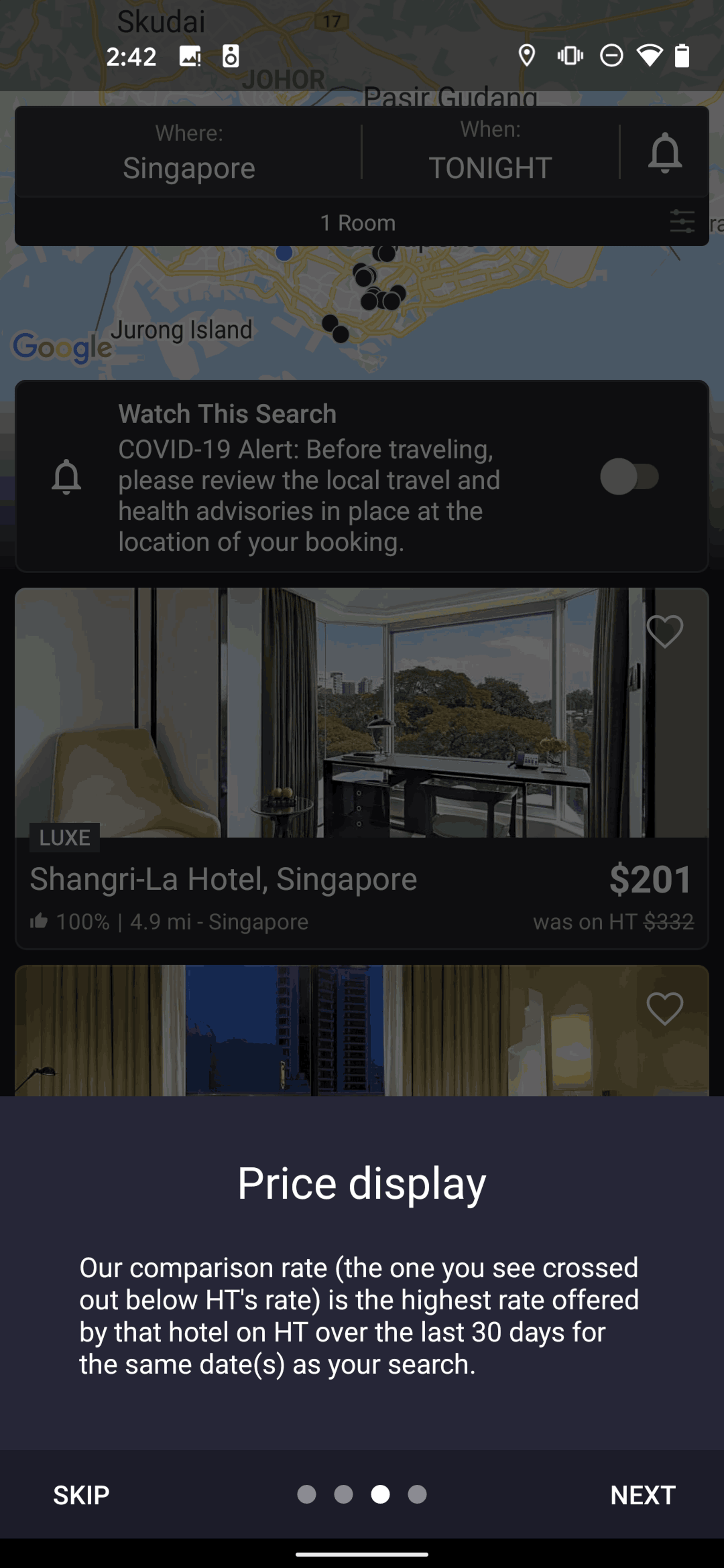 HotelTonight Android Travel & Transportation interface screenshot 5