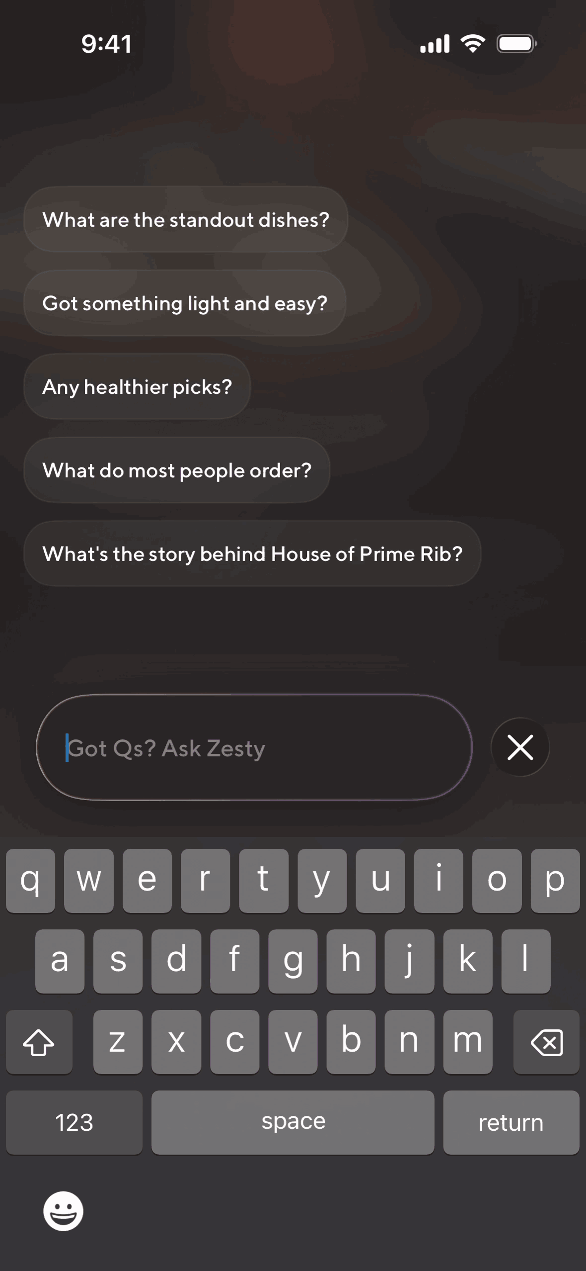 Zesty iOS Food & Drink interface screenshot 19