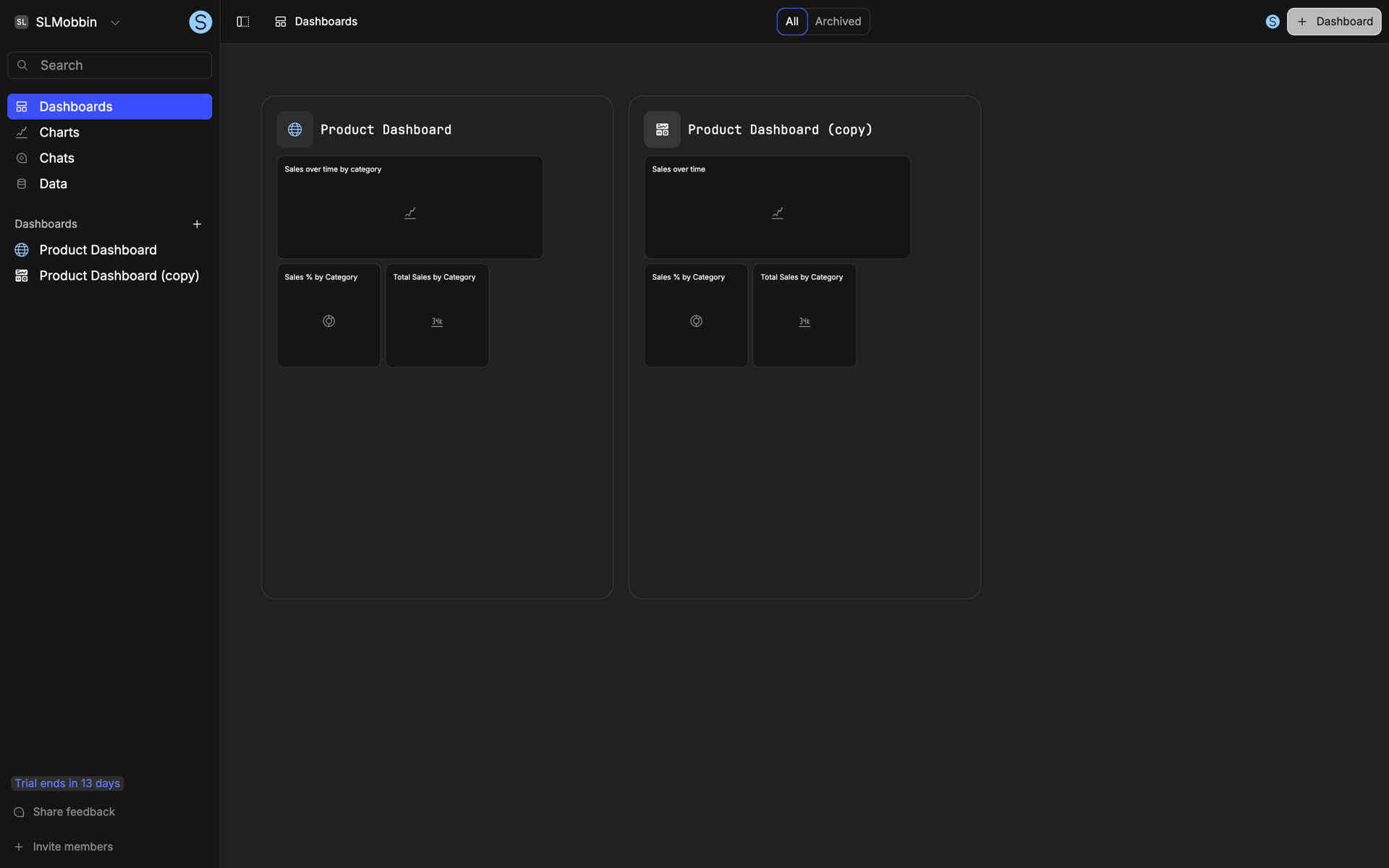Basedash Web Business interface screenshot 12
