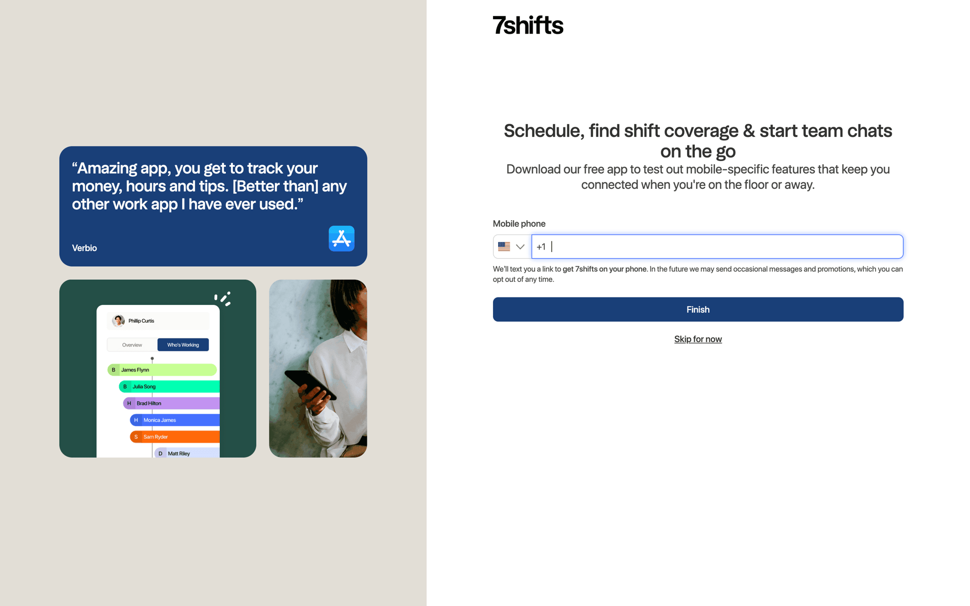 7shifts Web Business interface screenshot 22