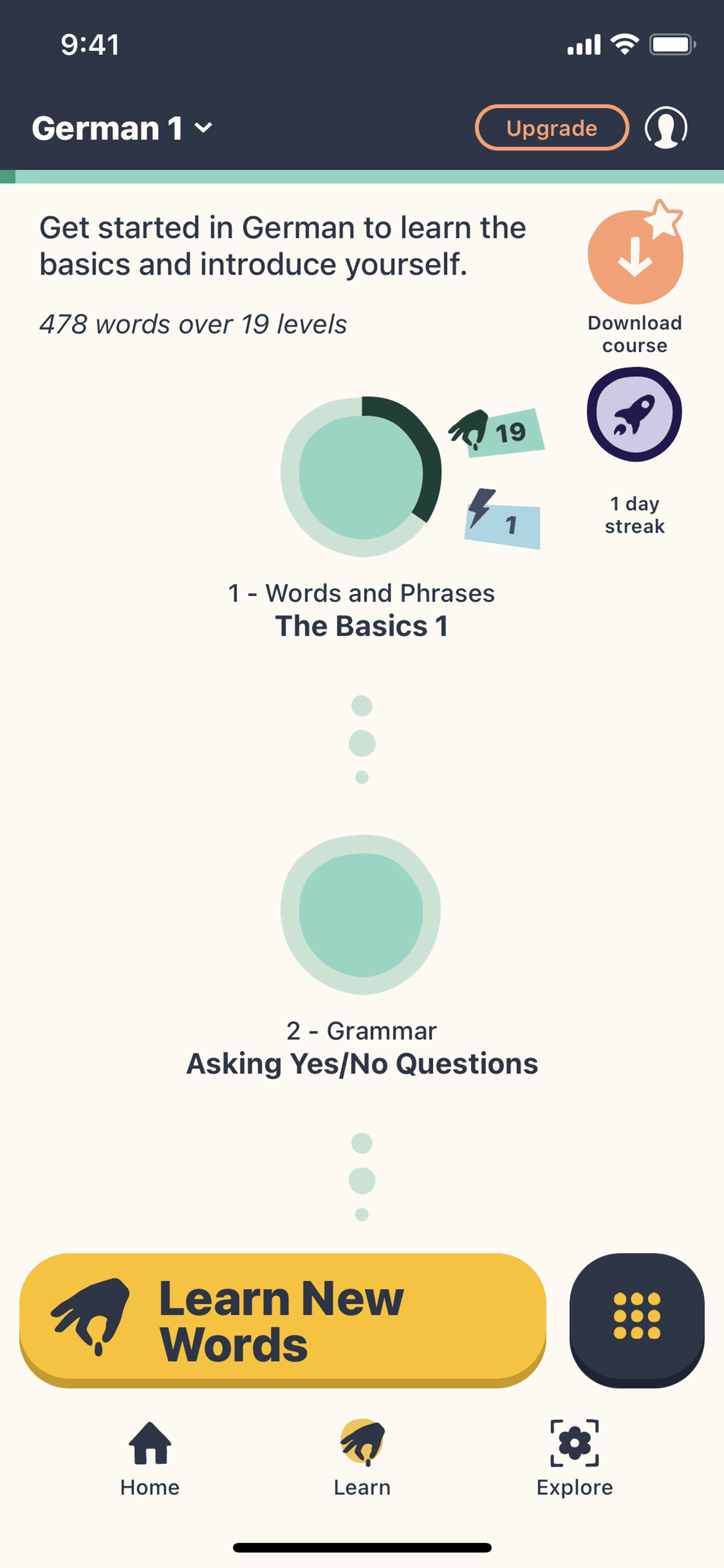 Memrise iOS Education interface screenshot 7