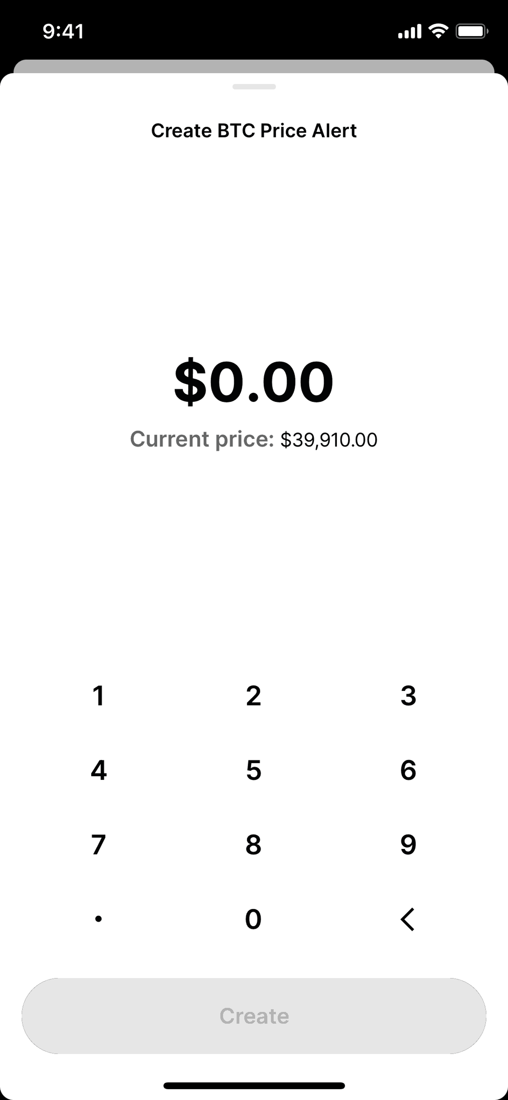 Gemini iOS Finance interface screenshot 5