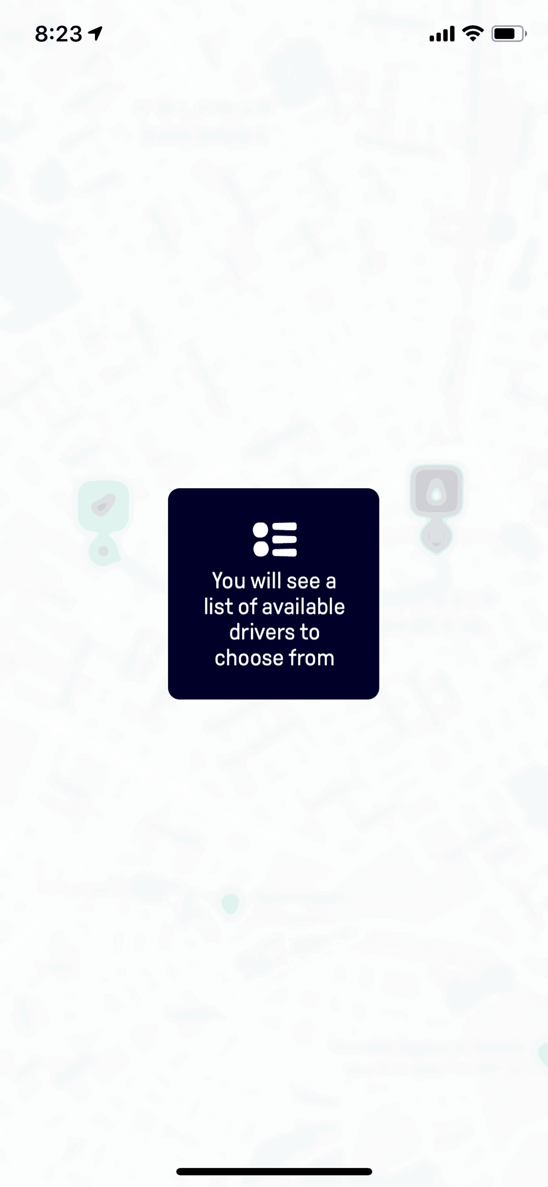 Beat Passenger iOS Maps & Navigation interface screenshot 23
