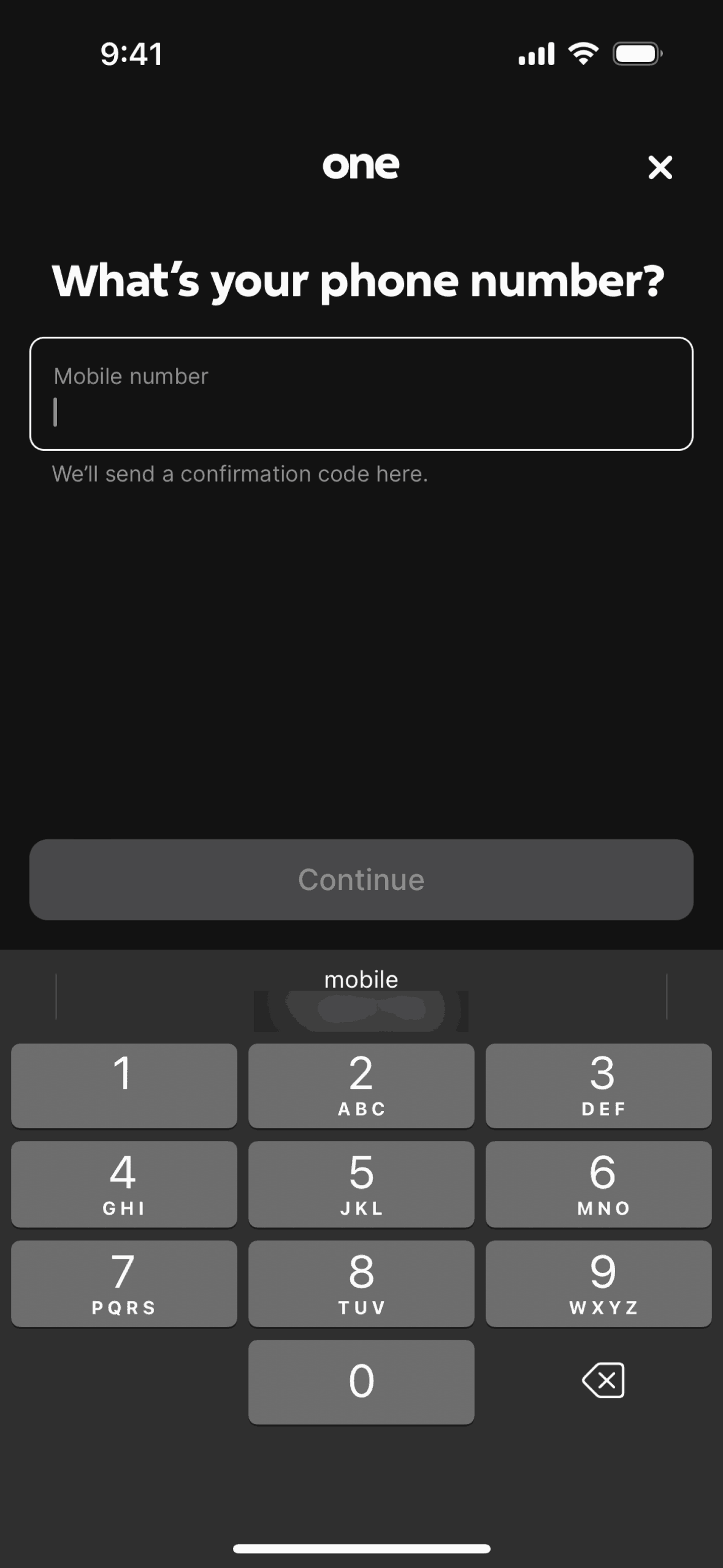 One iOS Finance interface screenshot 3
