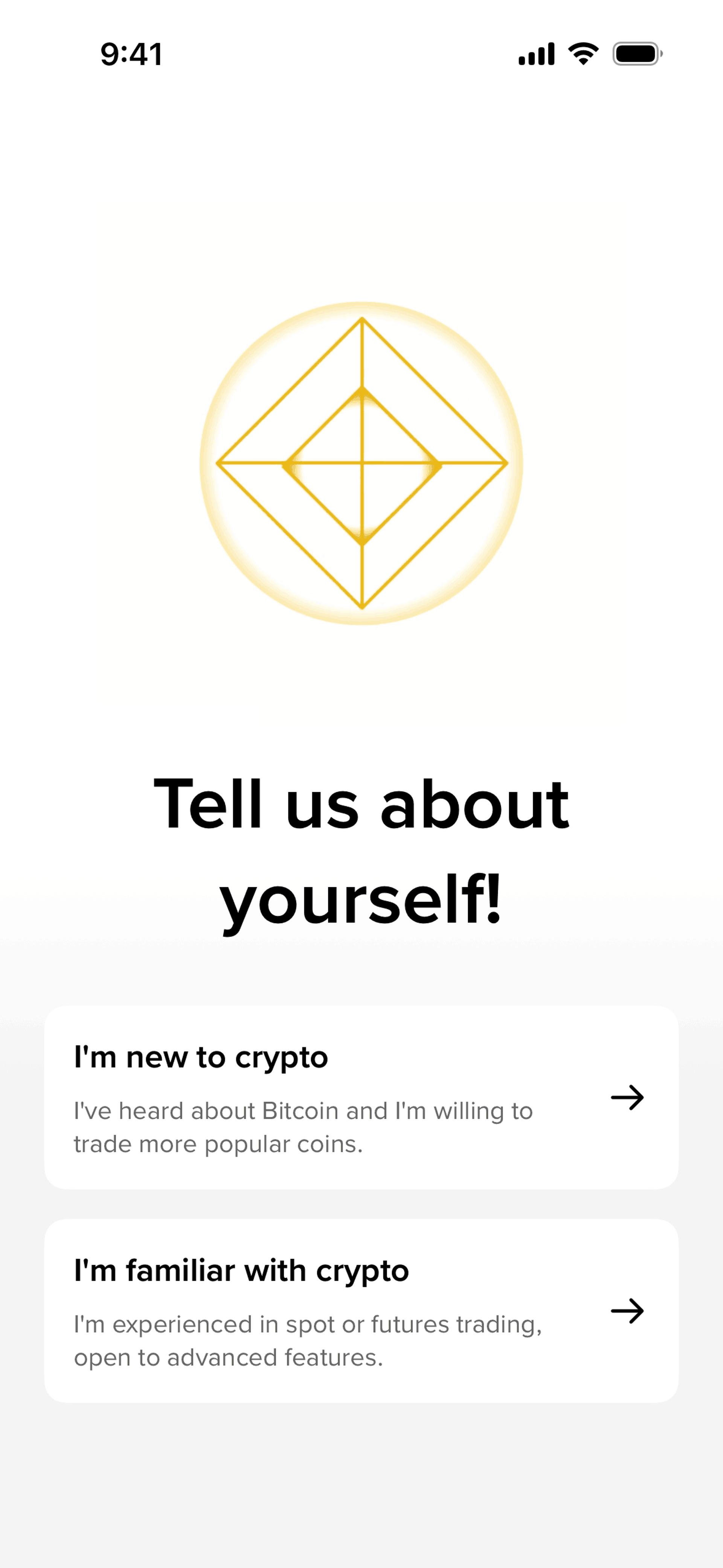 Binance iOS Finance interface screenshot 6