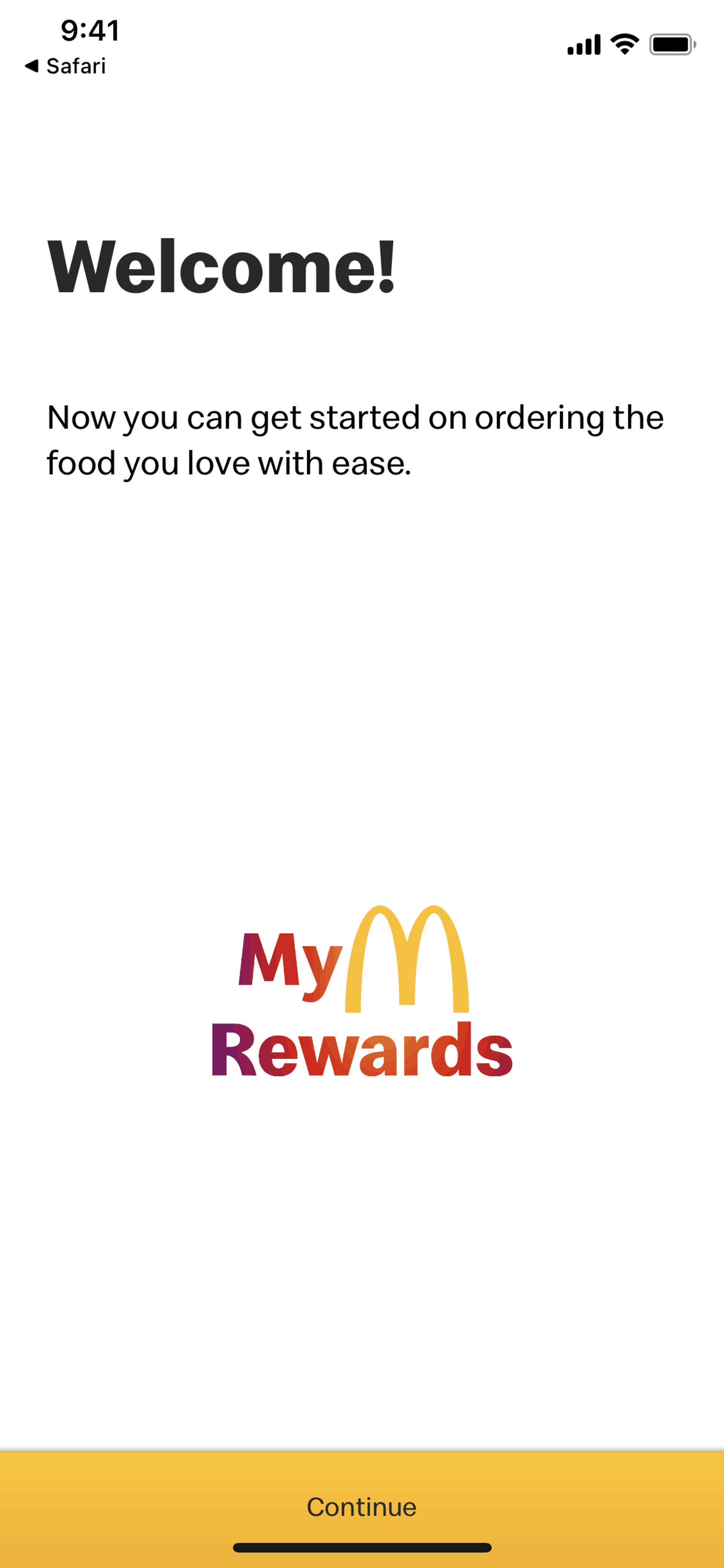 McDonald's iOS Food & Drink interface screenshot 14