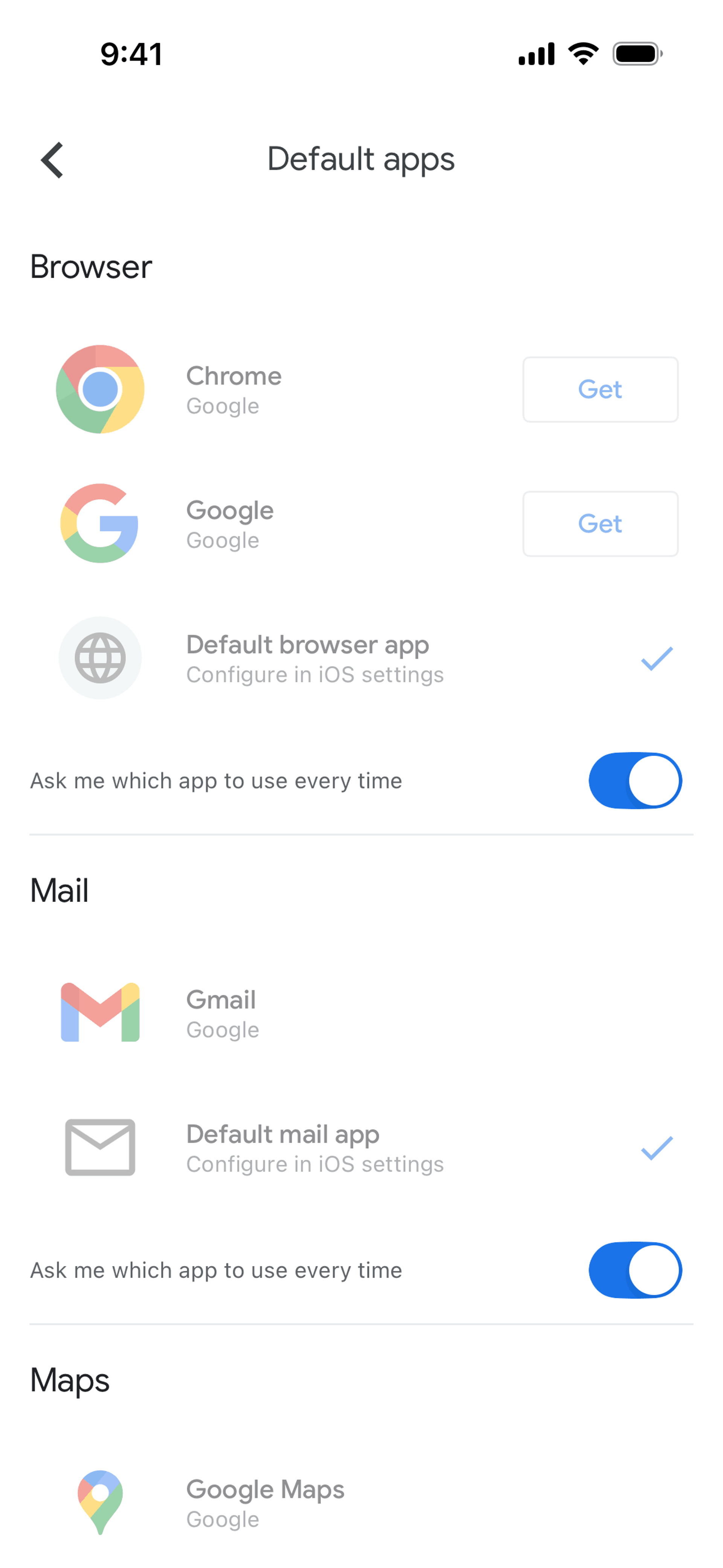 Google Drive iOS Productivity interface screenshot 20