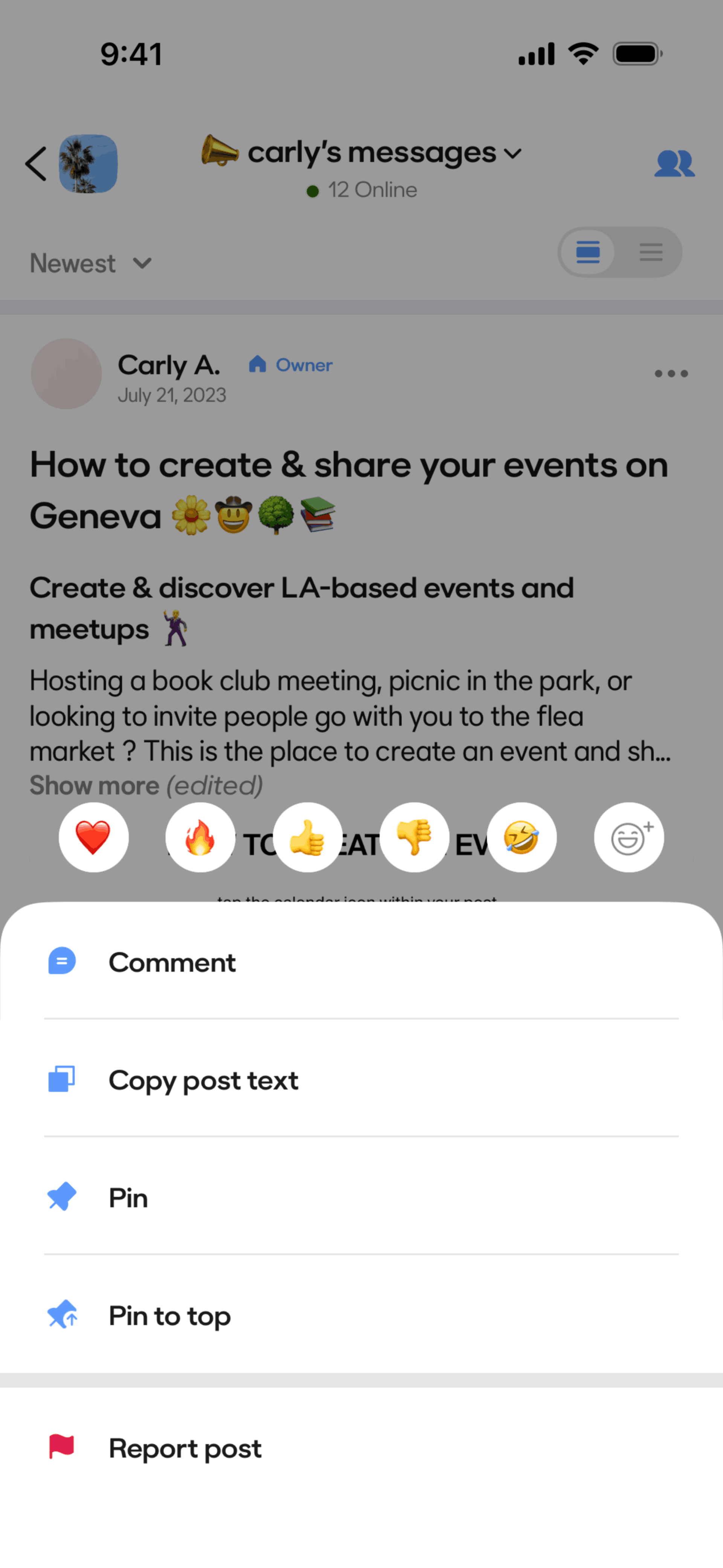 BFF iOS Social Networking interface screenshot 8