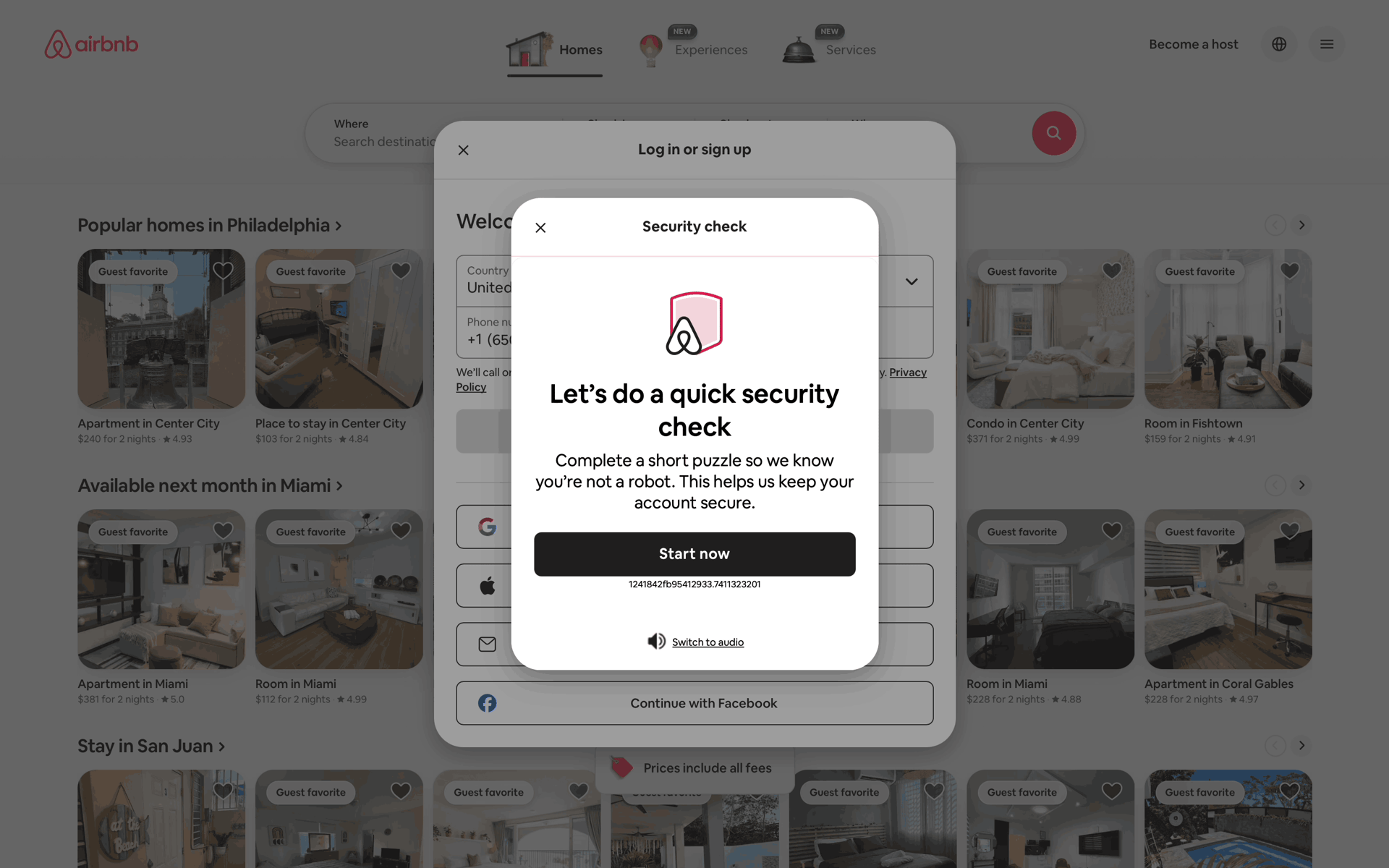 Onboarding on Airbnb (web) screen 7
