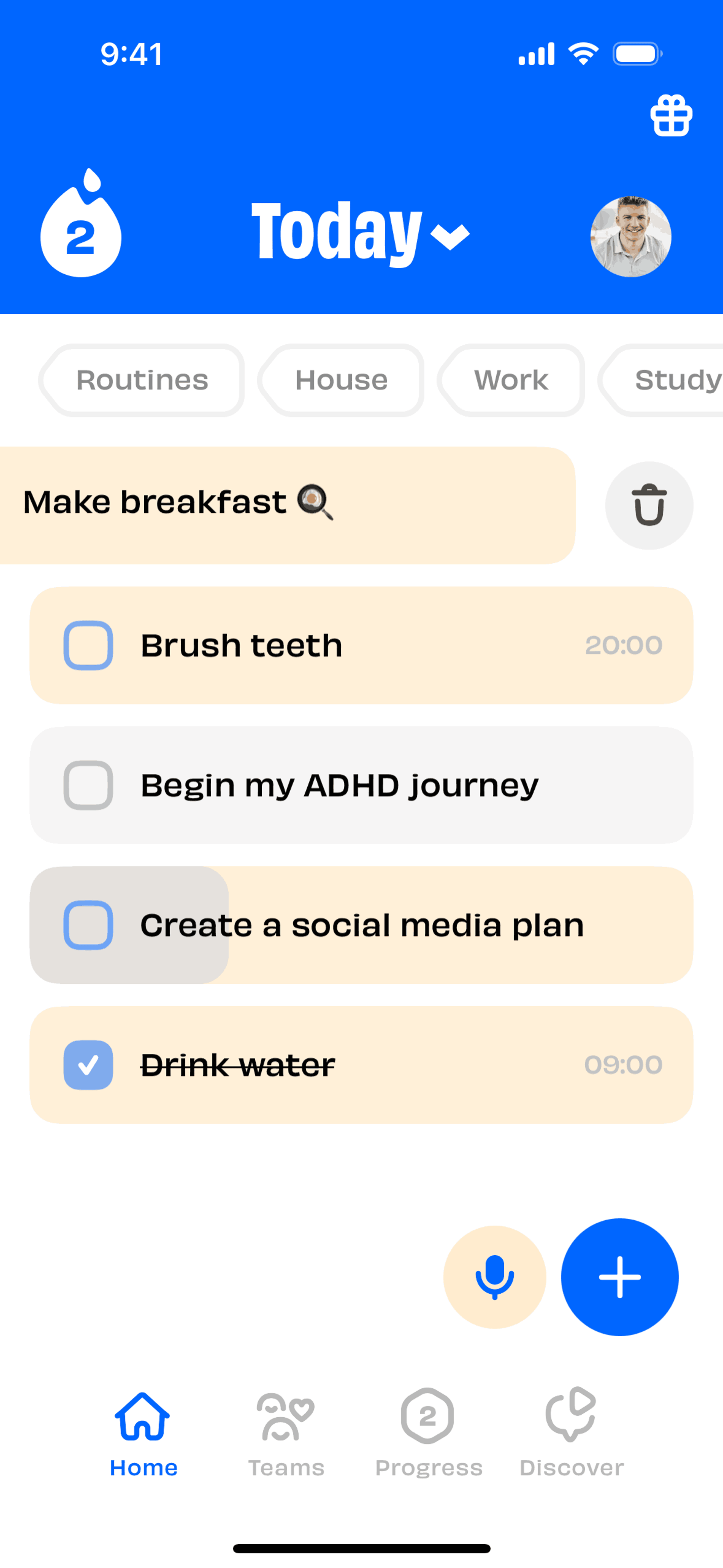 Numo iOS Productivity interface screenshot 13