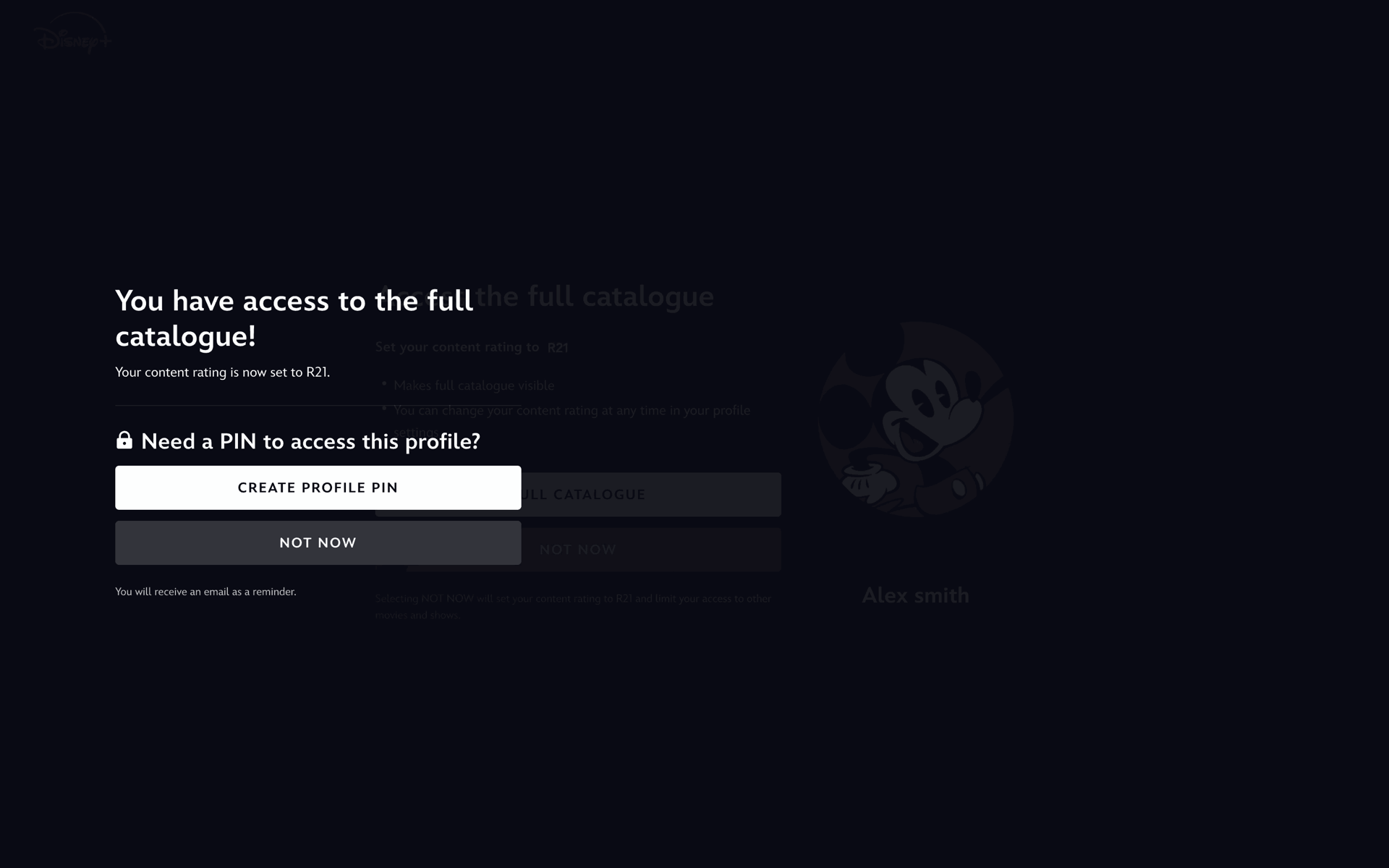 Disney+ Web Entertainment interface screenshot 21