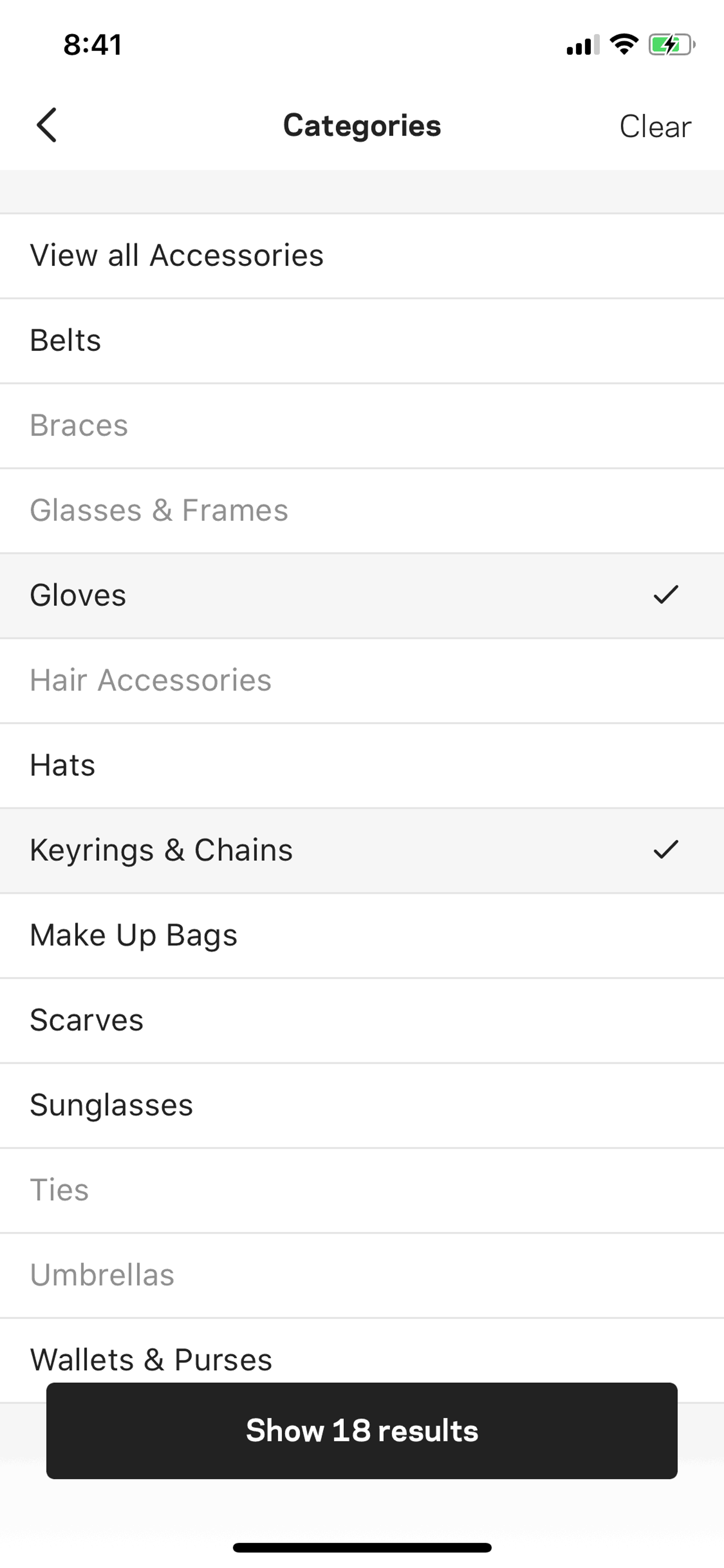 FARFETCH iOS Shopping interface screenshot 23