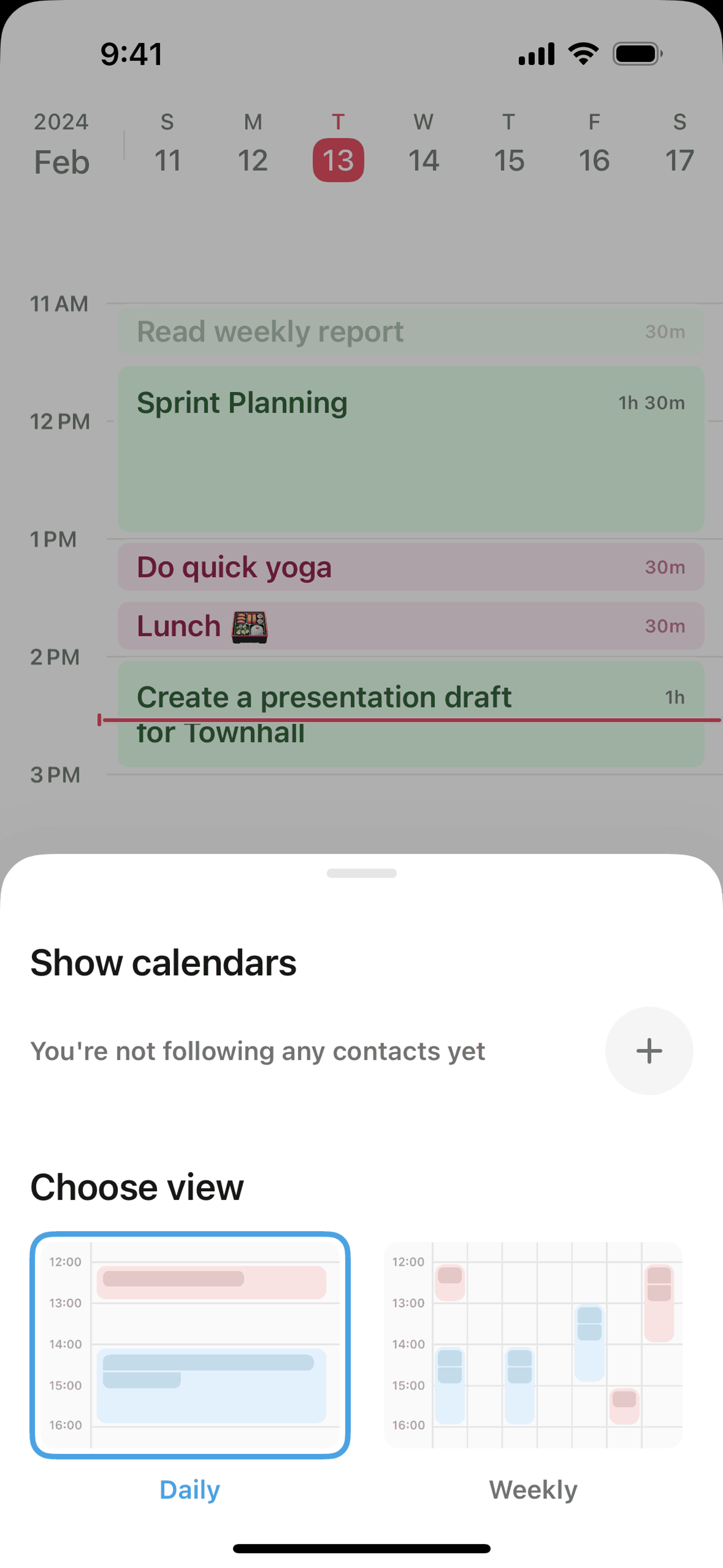 Amie iOS Productivity interface screenshot 4