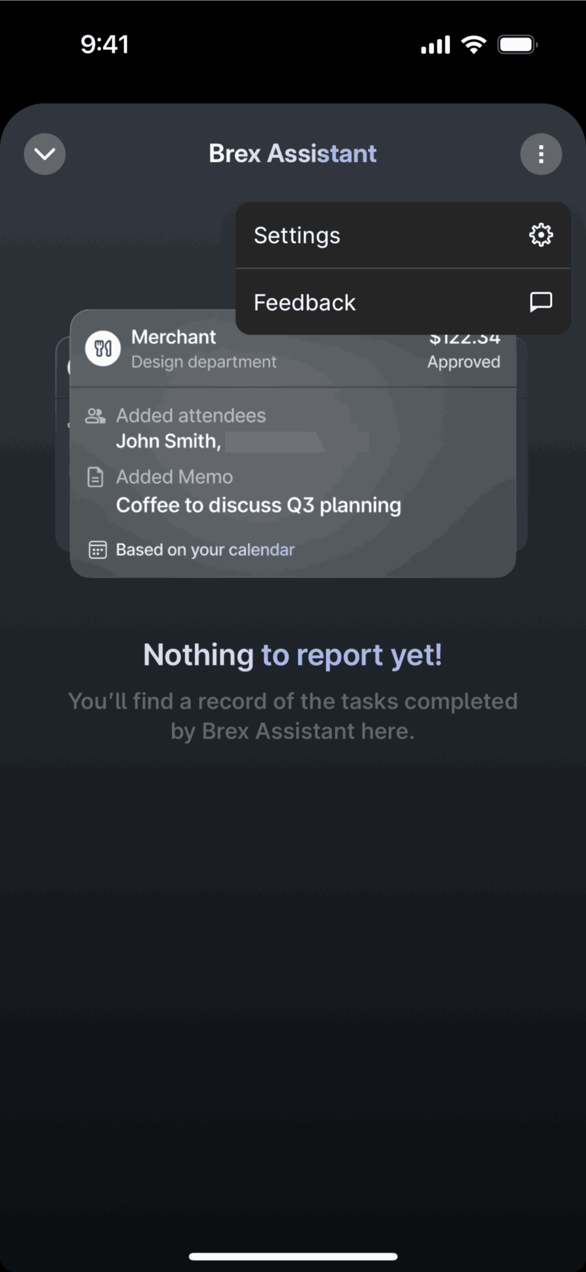 Brex iOS Business interface screenshot 4