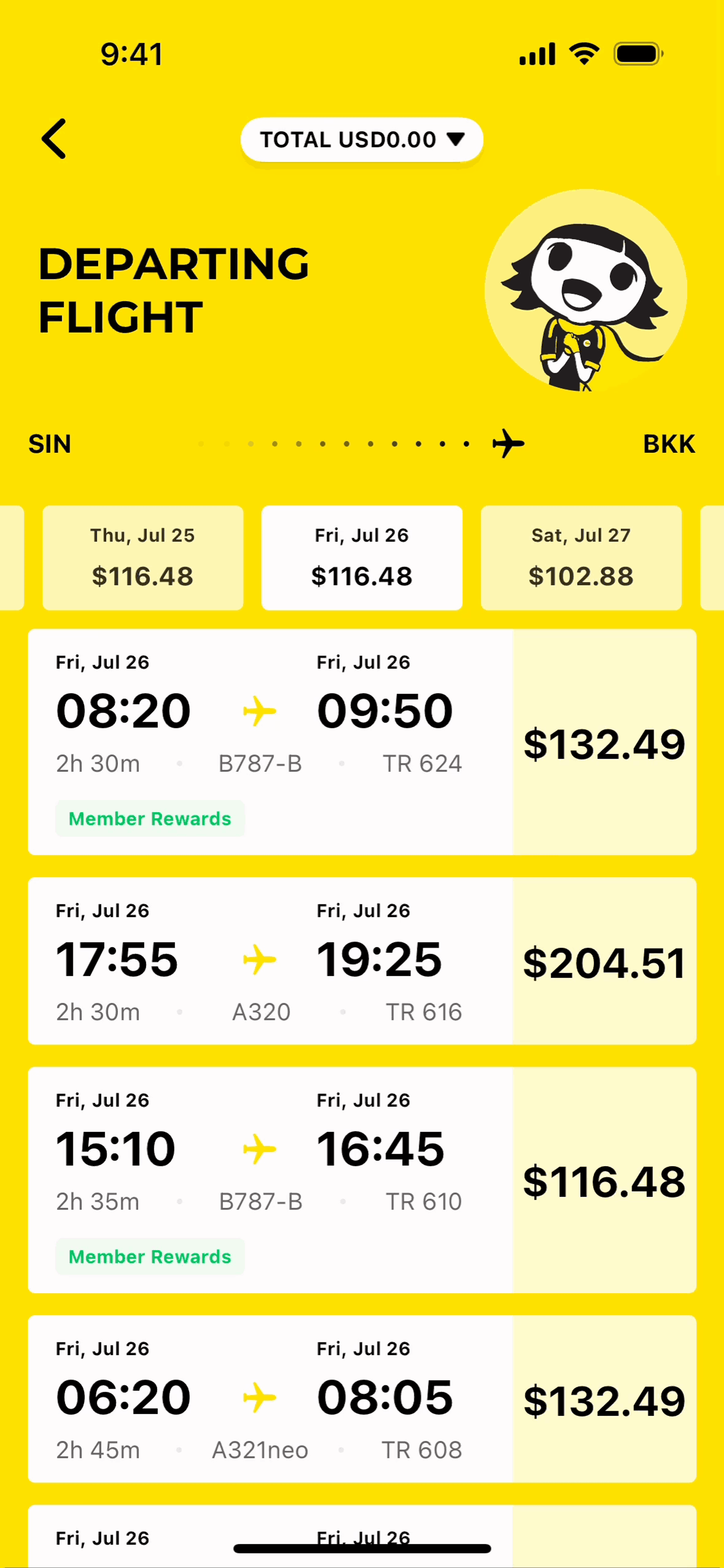 Scoot iOS Travel & Transportation interface screenshot 3