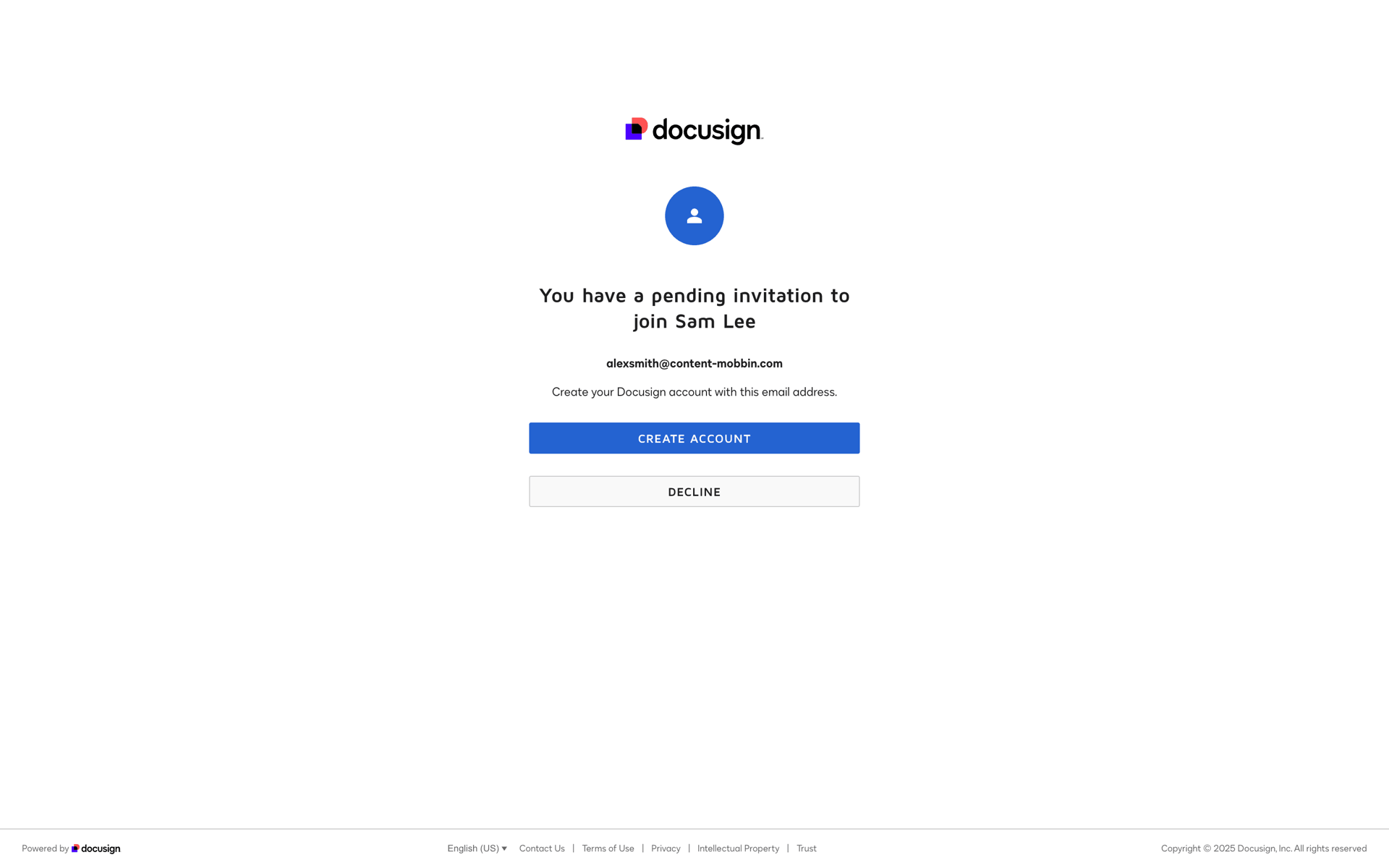 Docusign Web Business interface screenshot 2